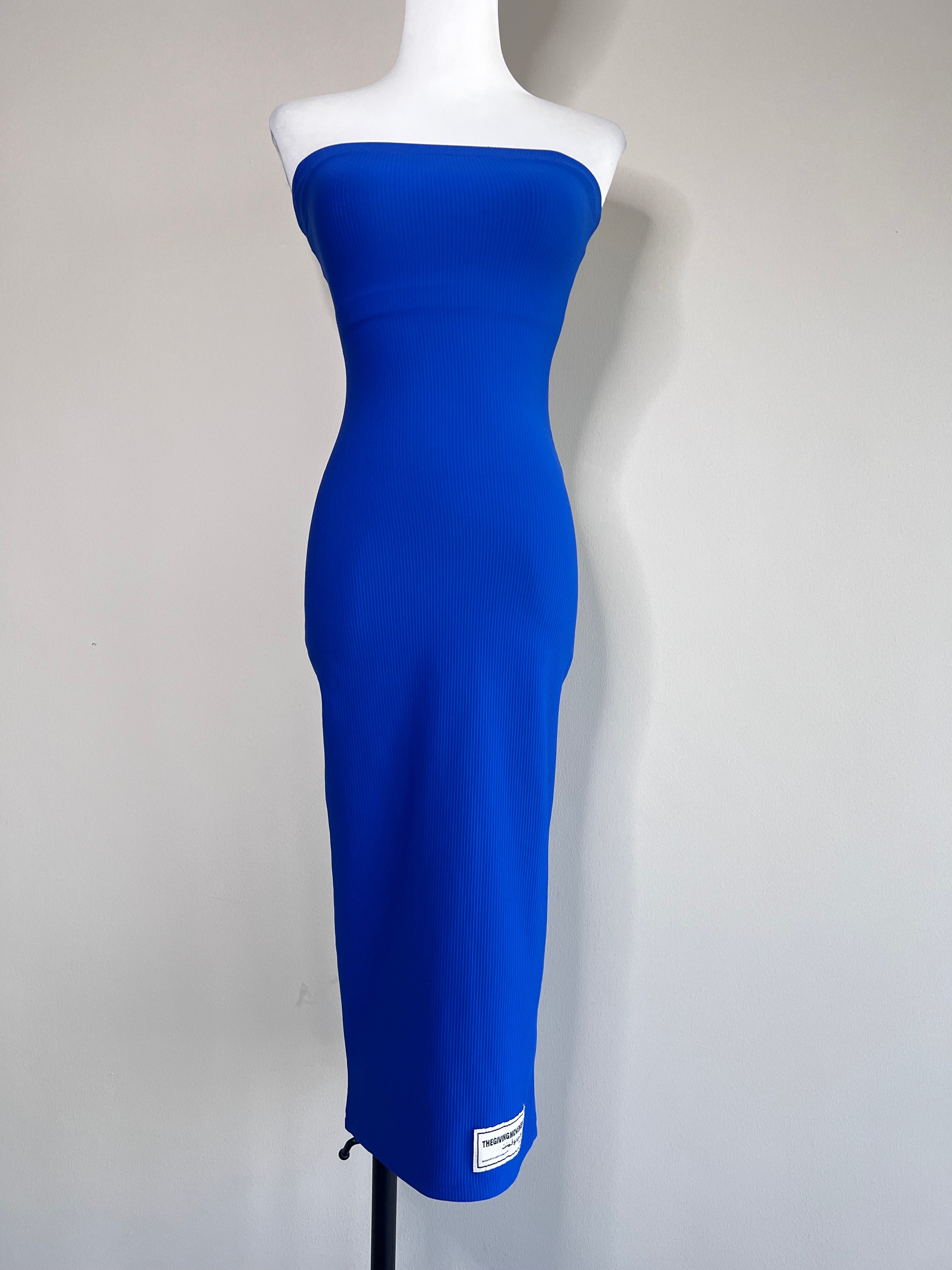 BRAND NEW! Indigo blue strapless dress - THEGIVINGMOVEMENT