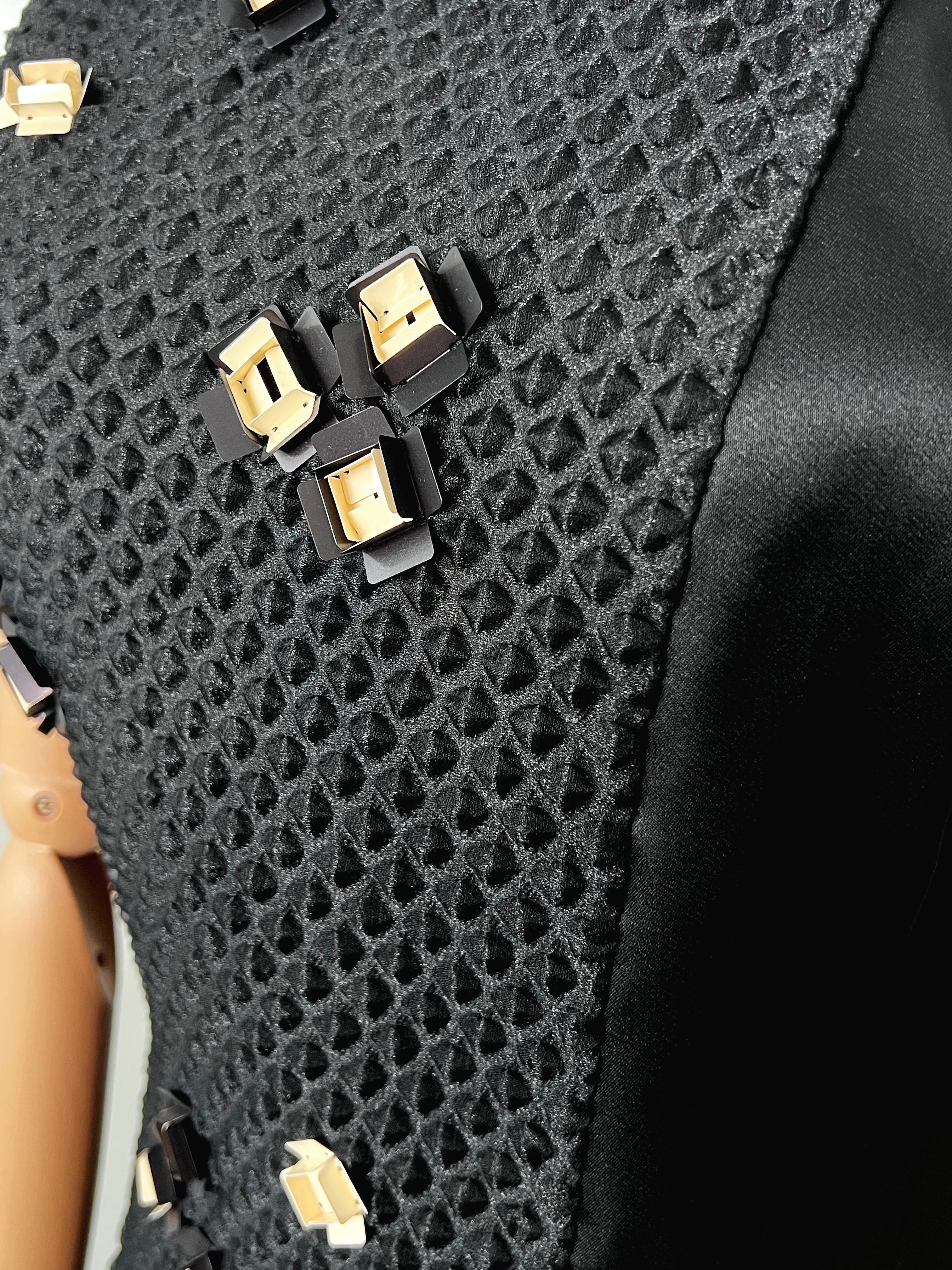 Black light weight sleevless dress with origami design - Phillip Lim