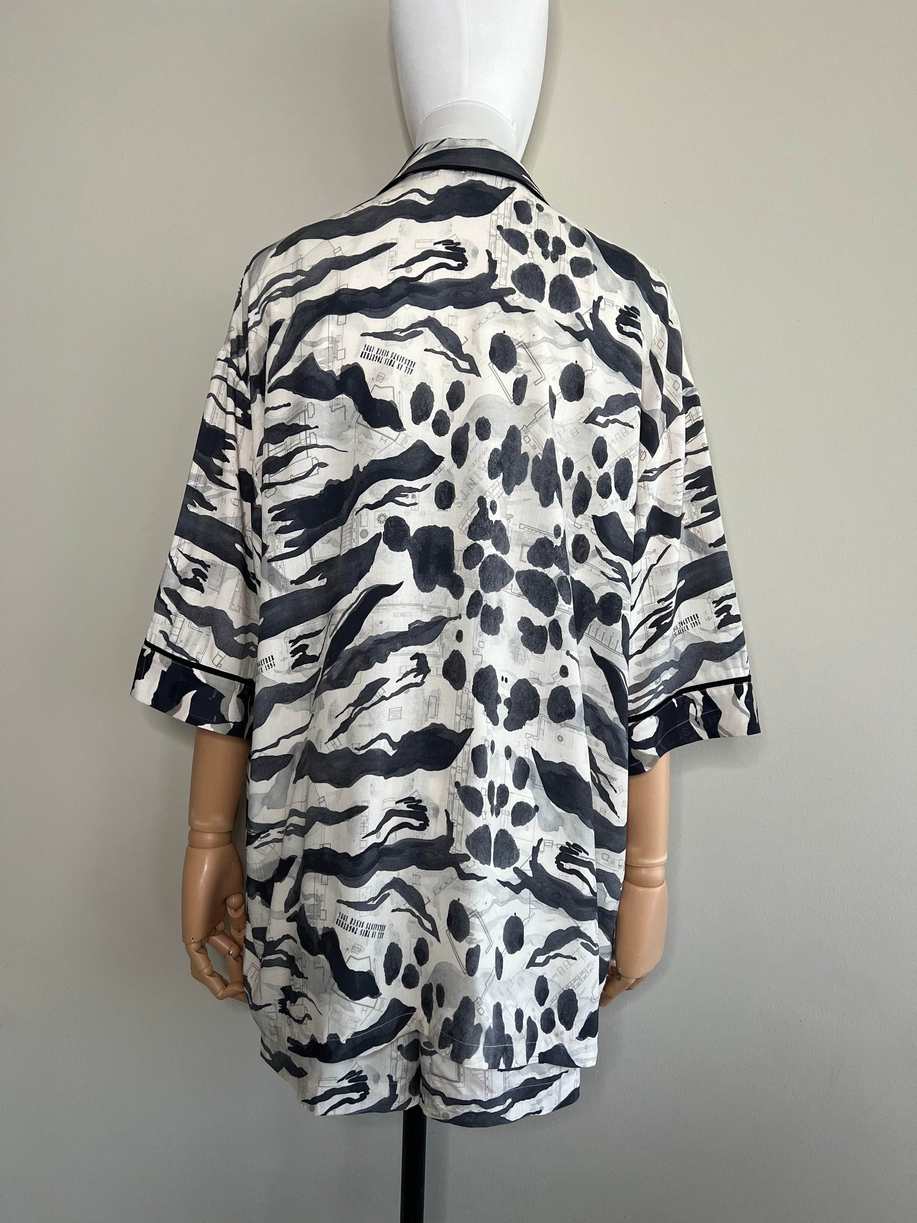 A set of Esma Oniyuri camo-print woven pyjama set - ALL SAINTS