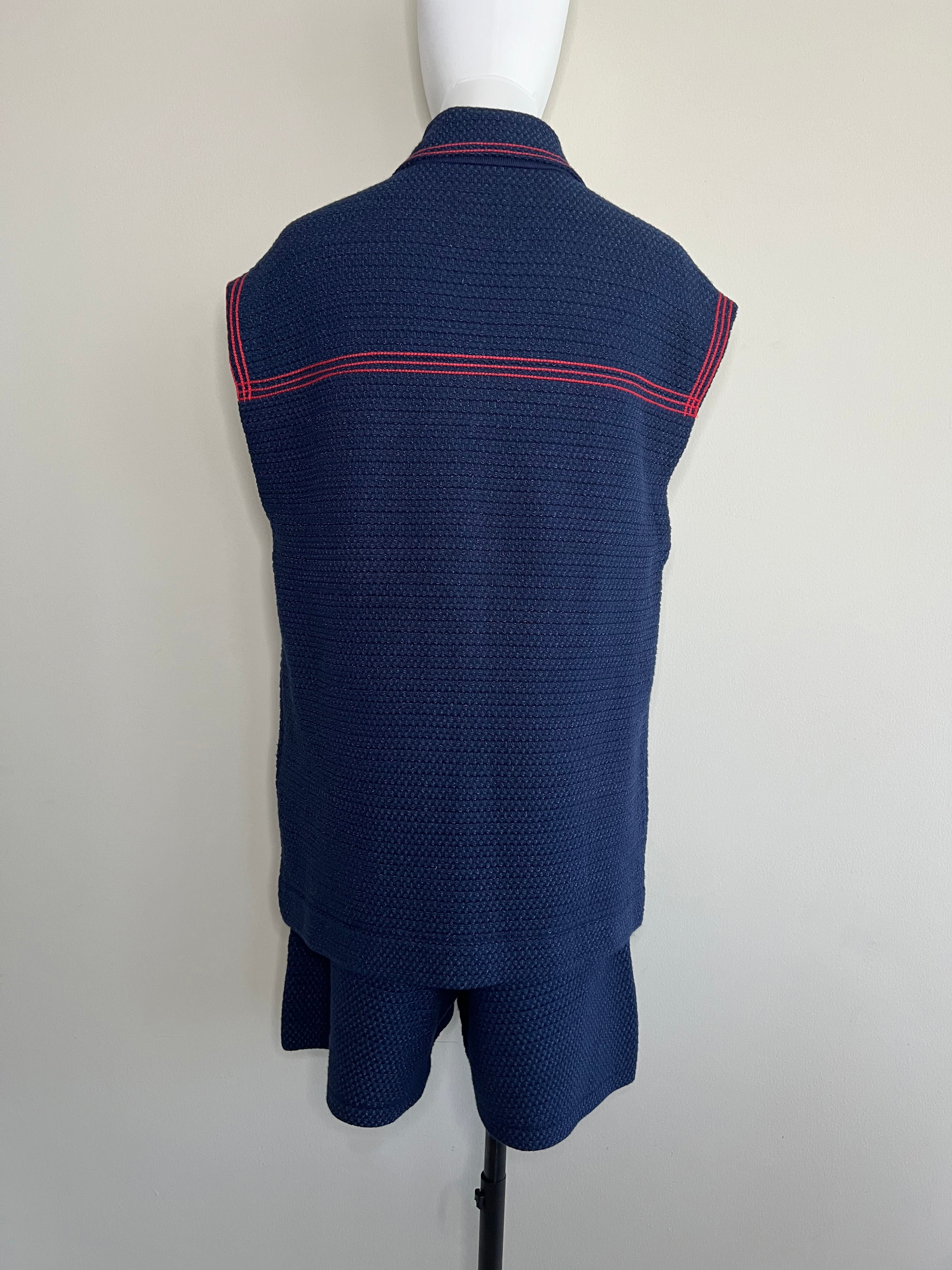 A Set of Navy Blue Knitwear Clovis Jean - SANDRO