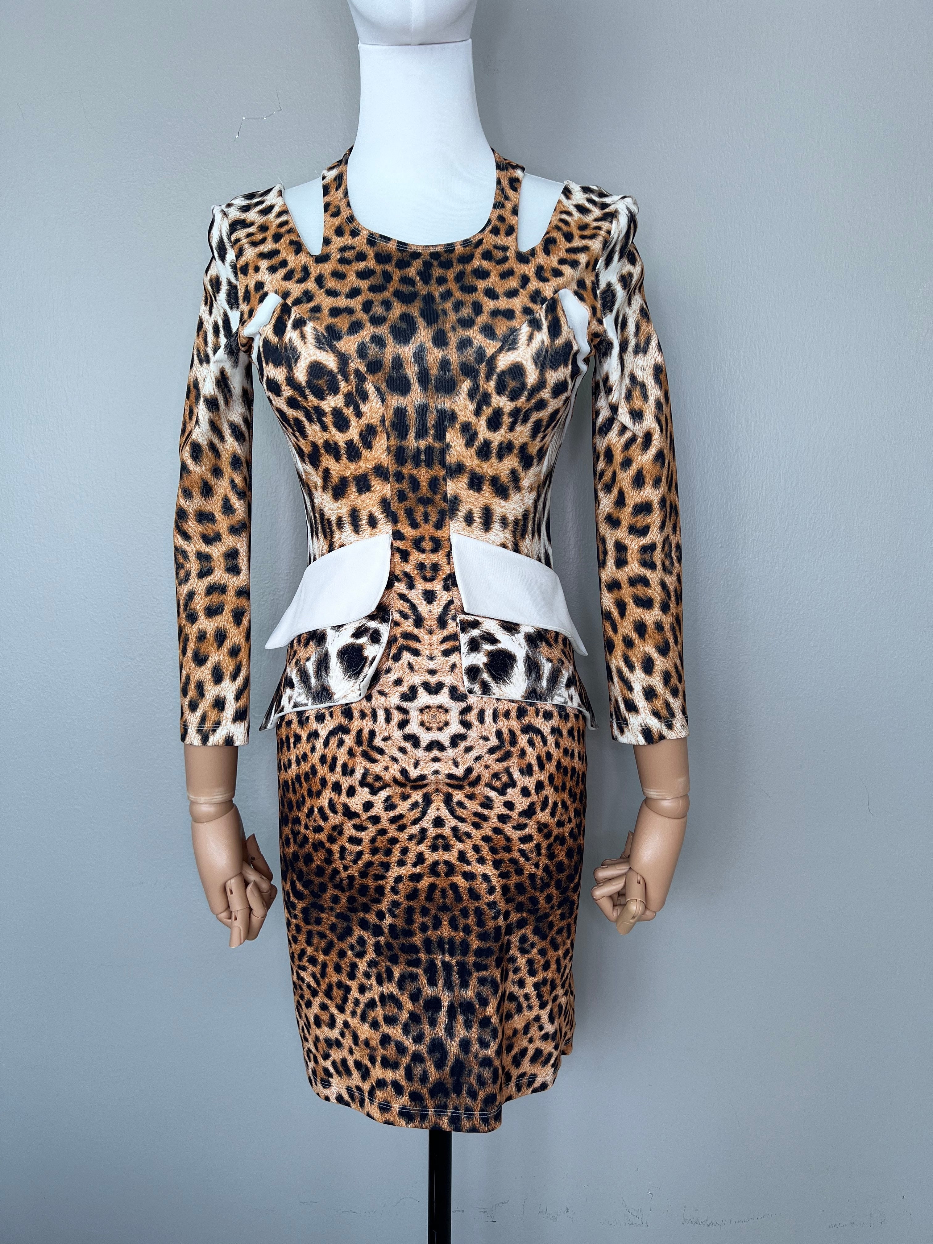 leopard body-con dress - just cavalli