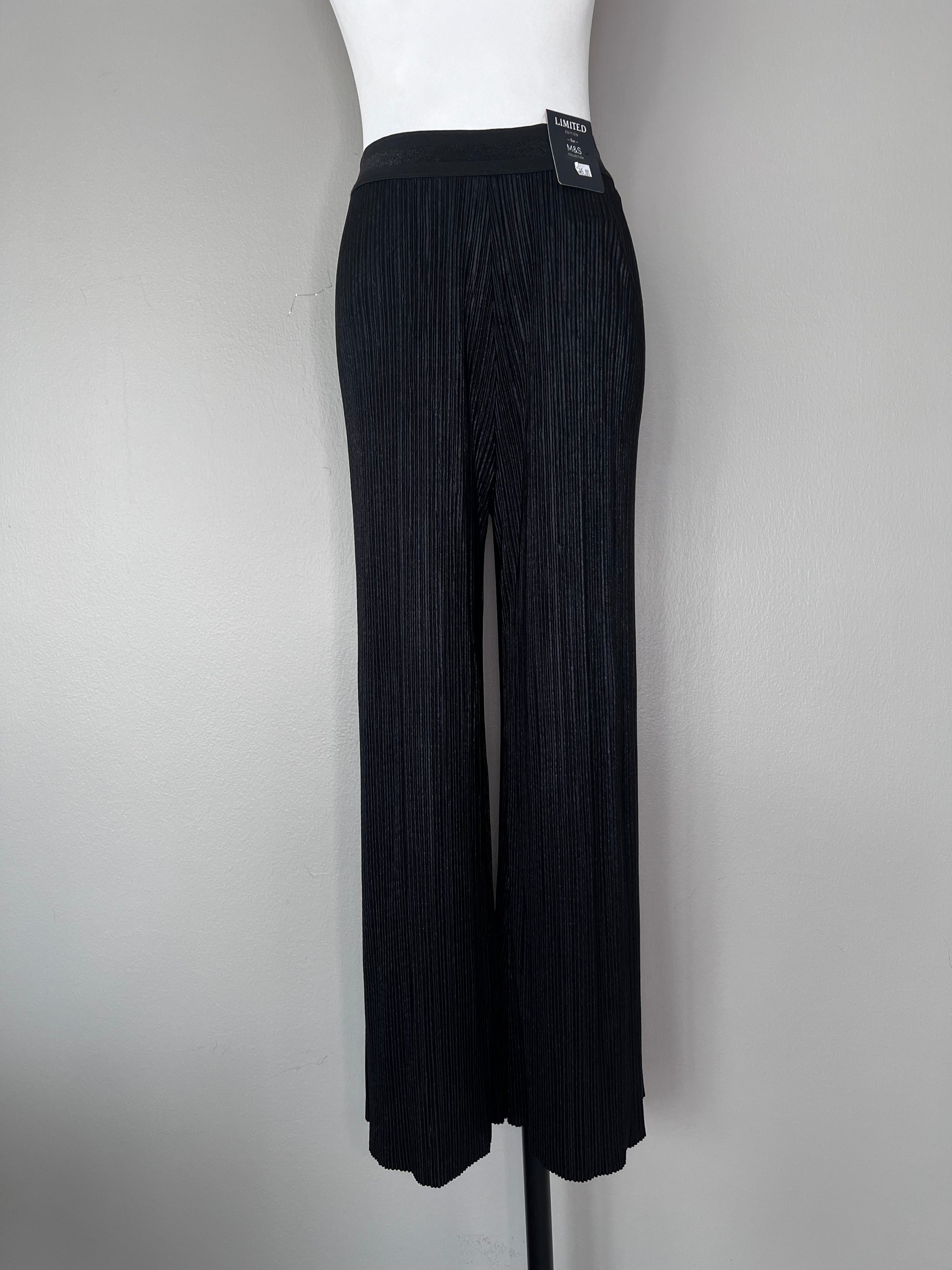 Brand new black pleated pants - Marks&Spencer