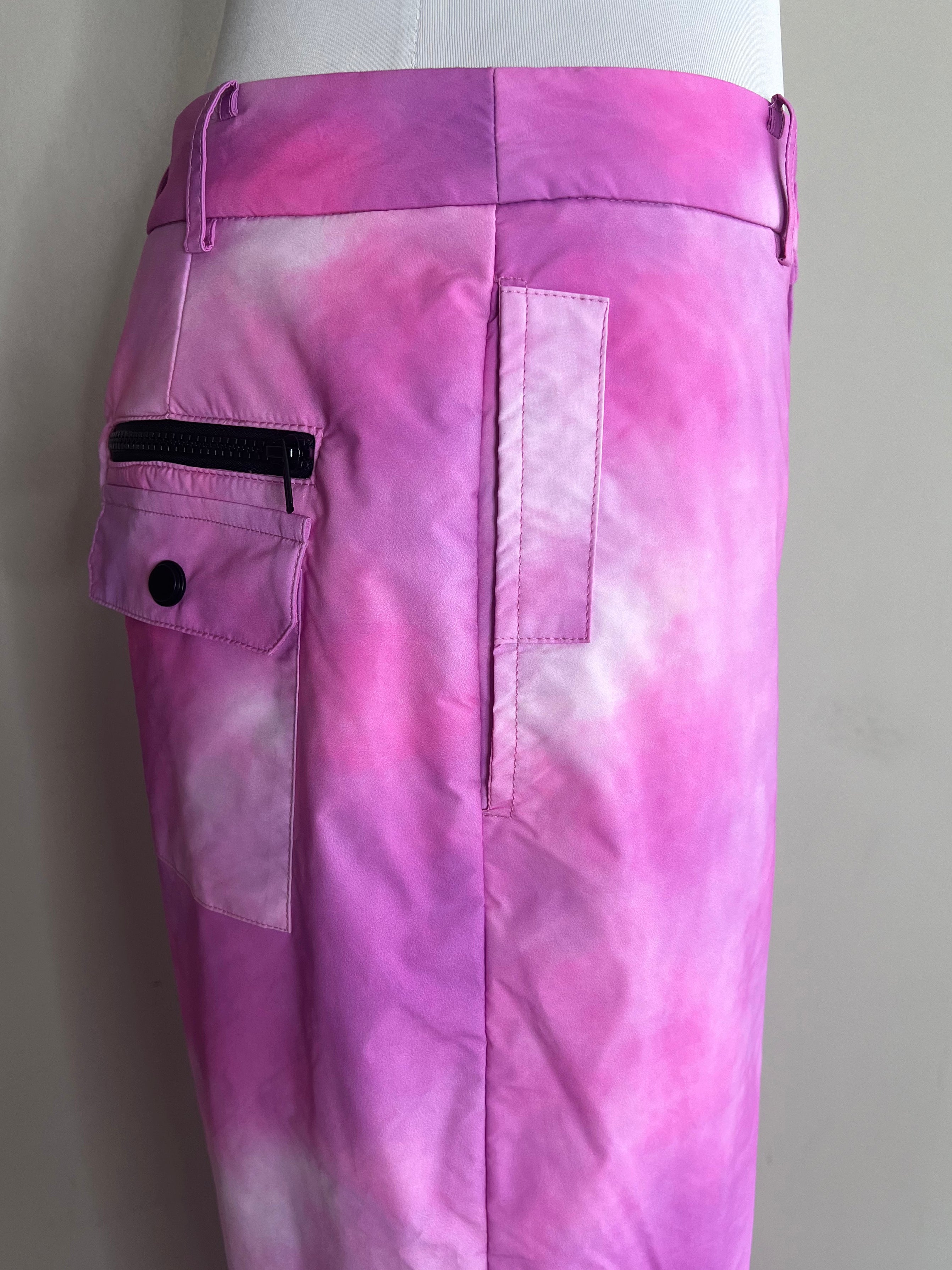 Pink Oversized Cargo Pants - 8 by Yoox