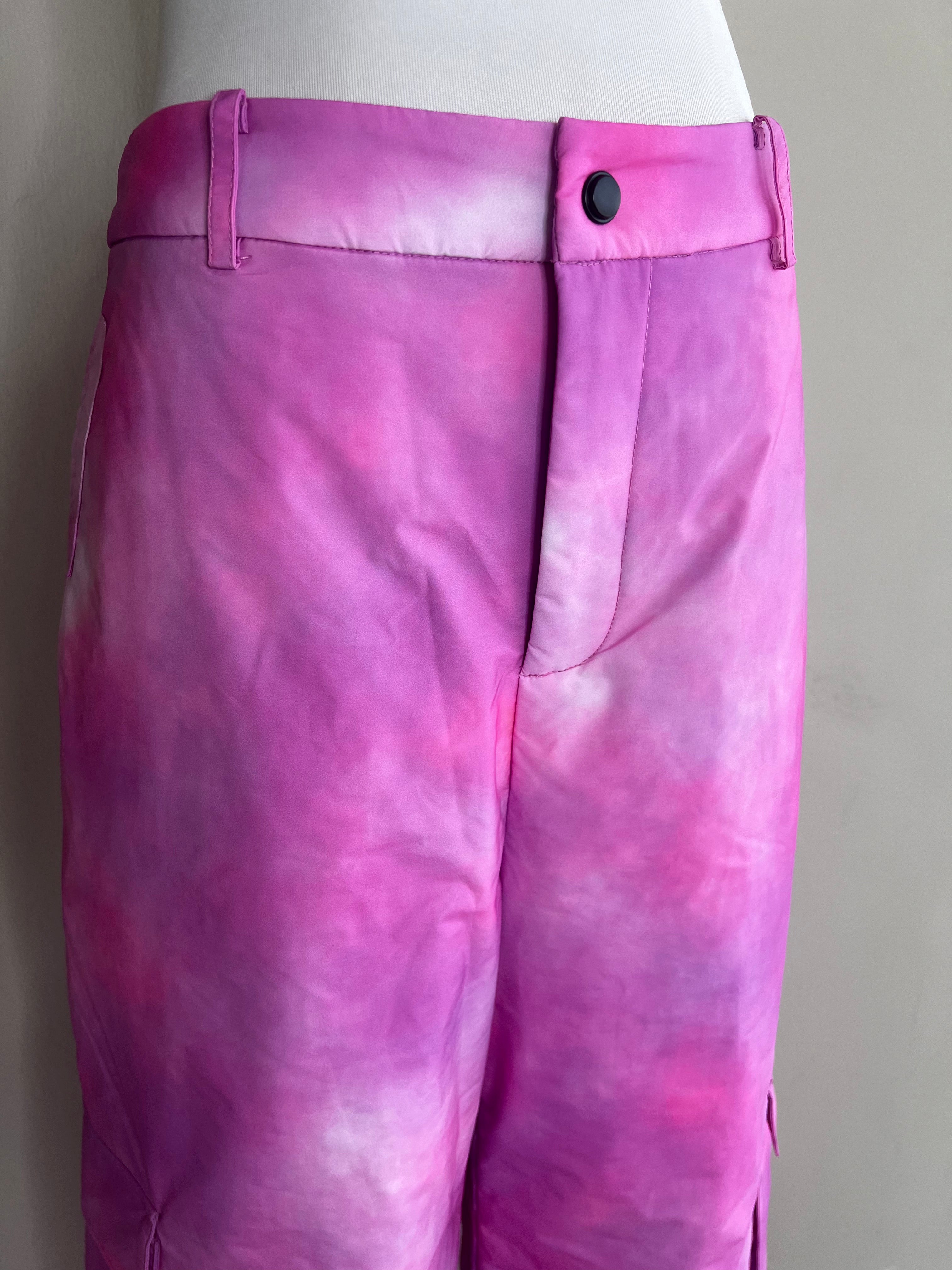 Pink Oversized Cargo Pants - 8 by Yoox