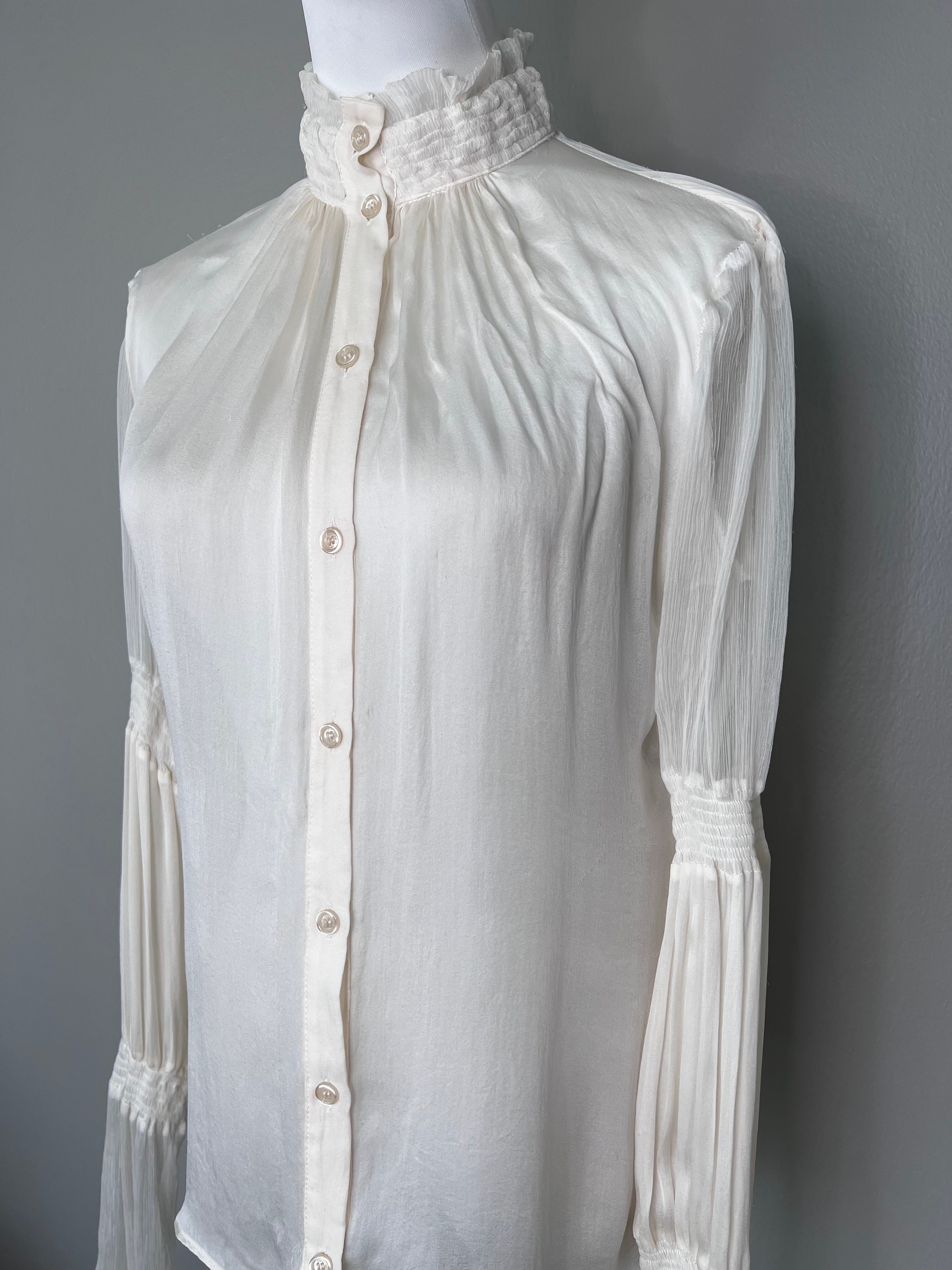 Translucent white shirt - JUSTCAVALLI