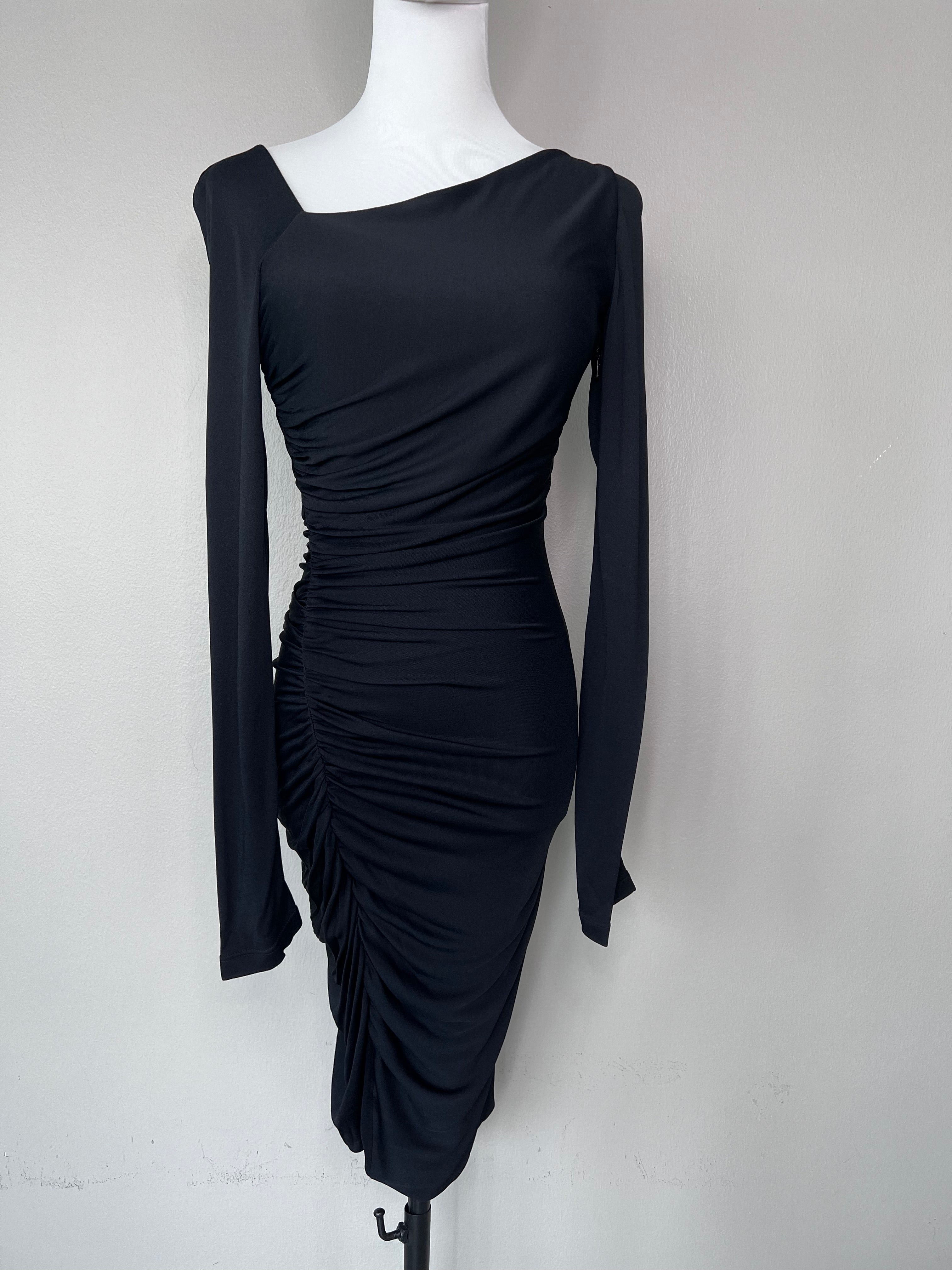 Versace black dress that wraps you body - VERSACE