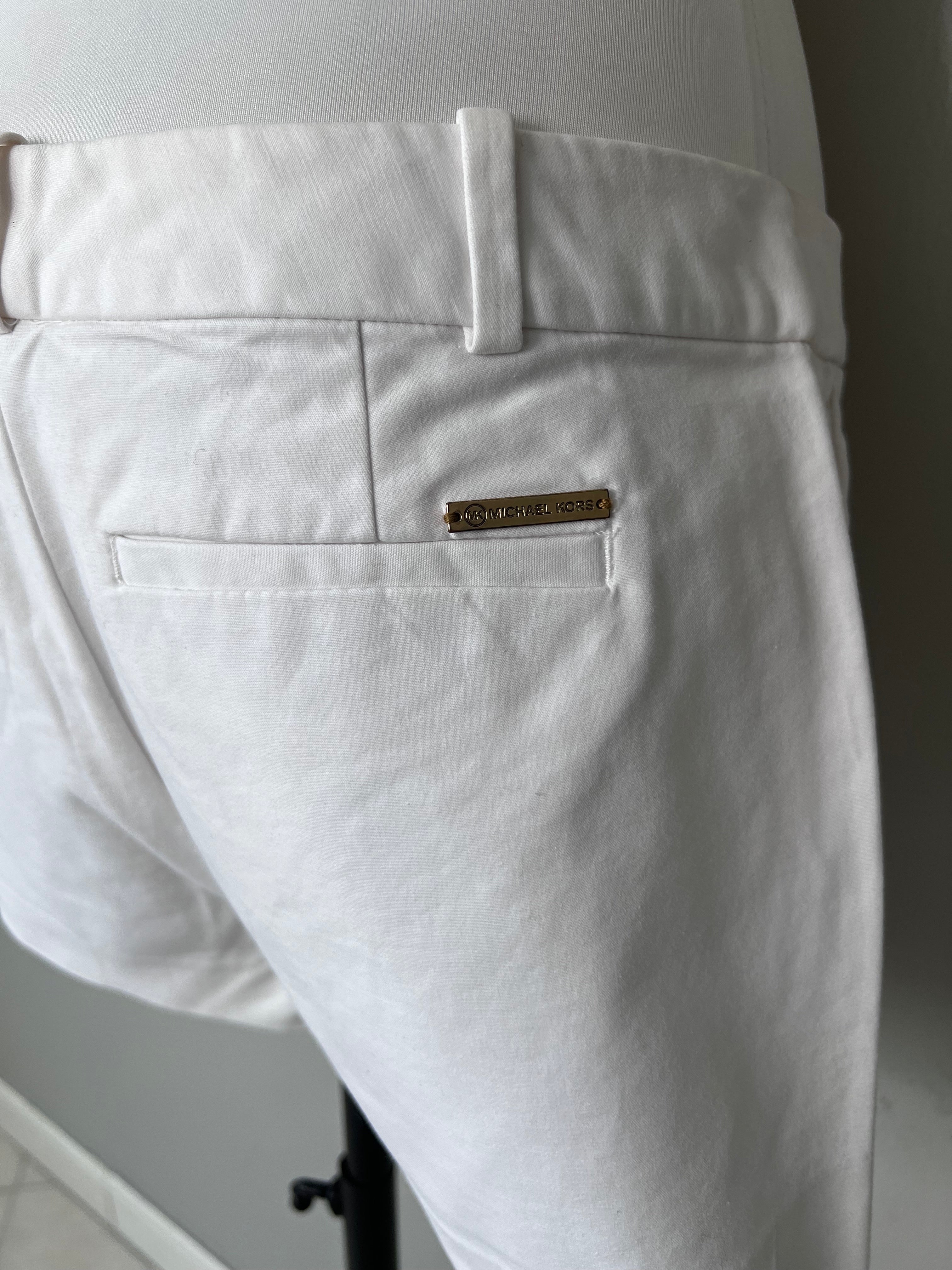 White plain mini shorts - MICHAEL KORS