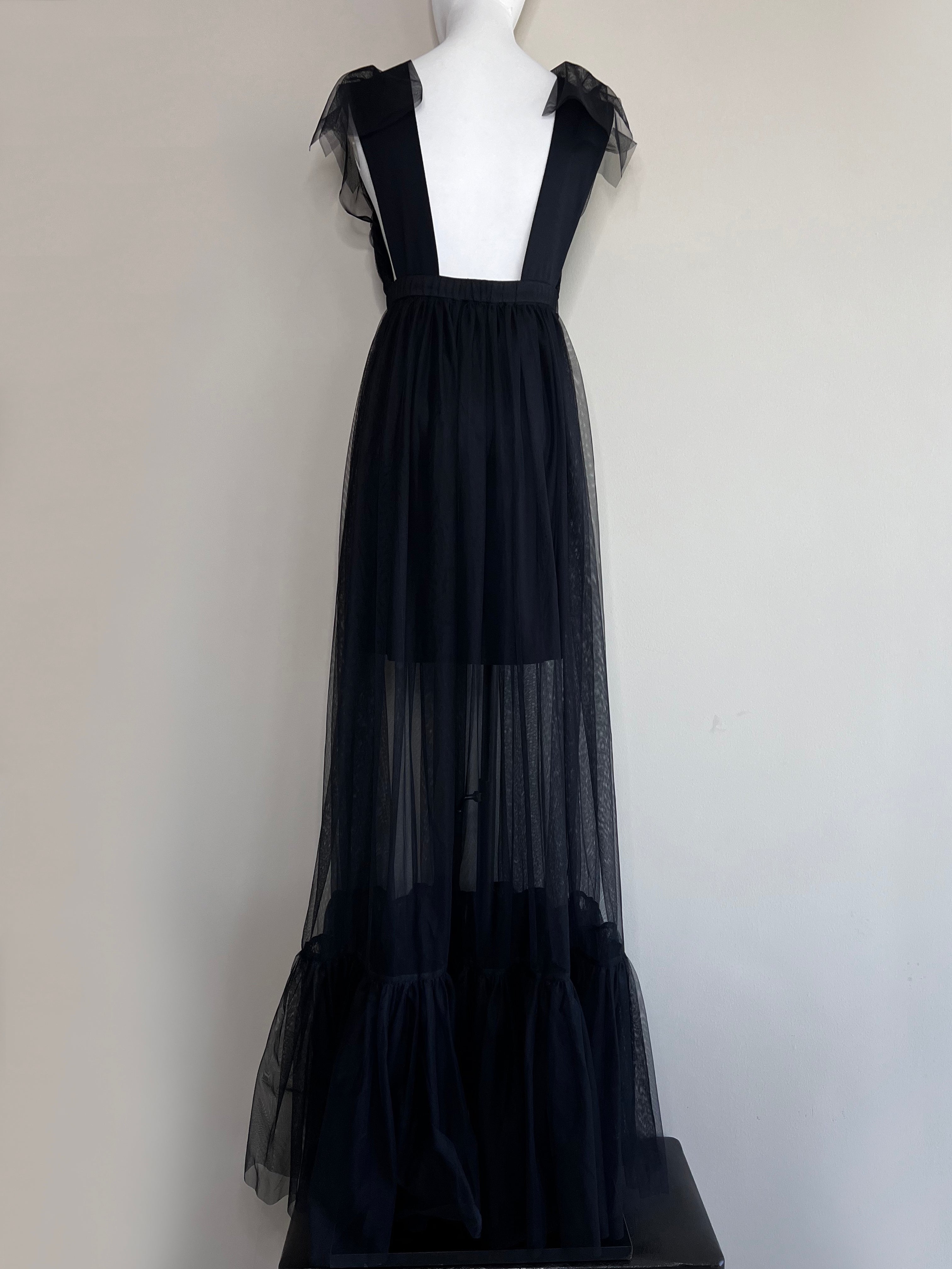Black sheer Tulle Dress - COS