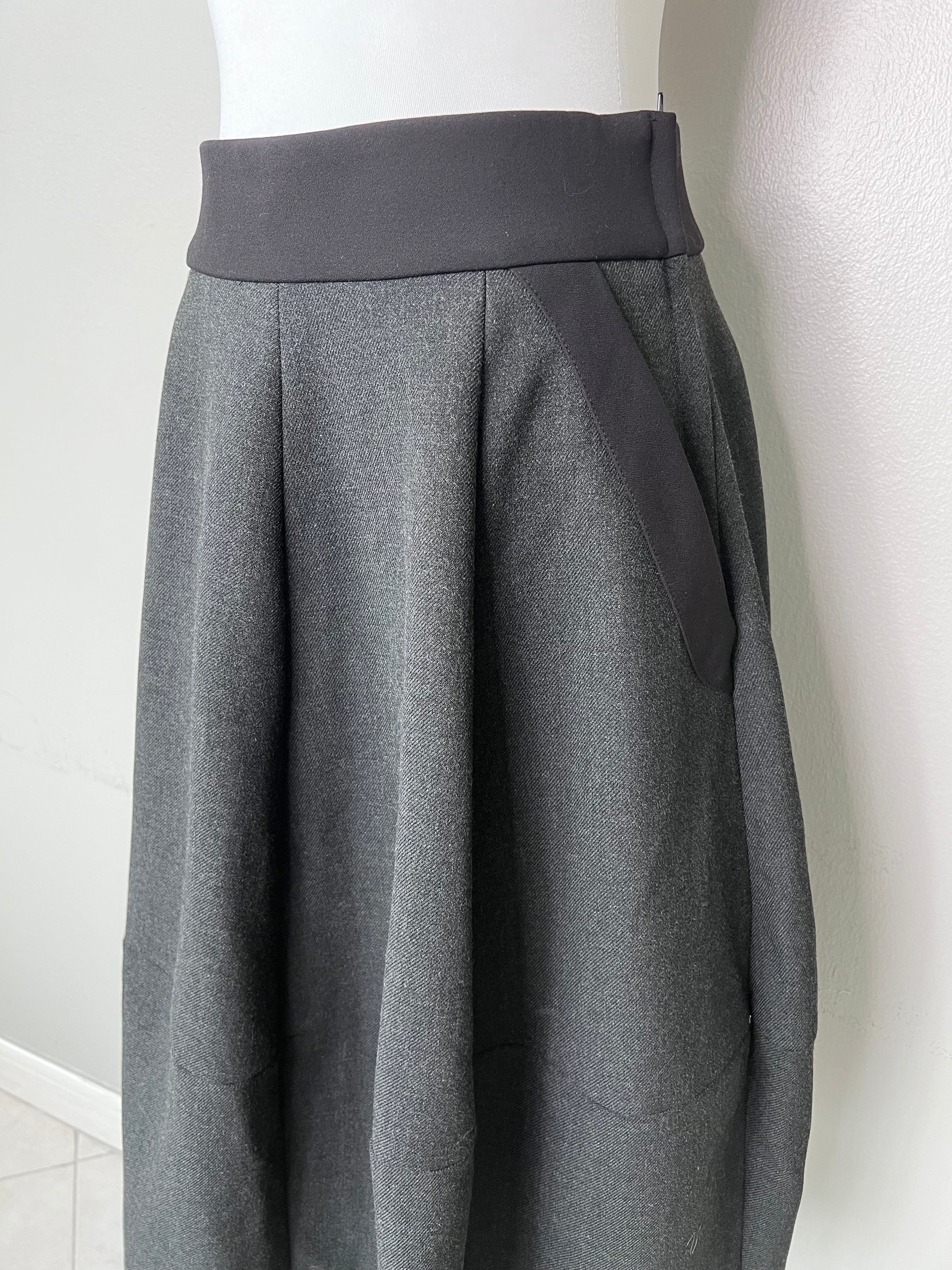 Pencil Grey Skirt - H&M