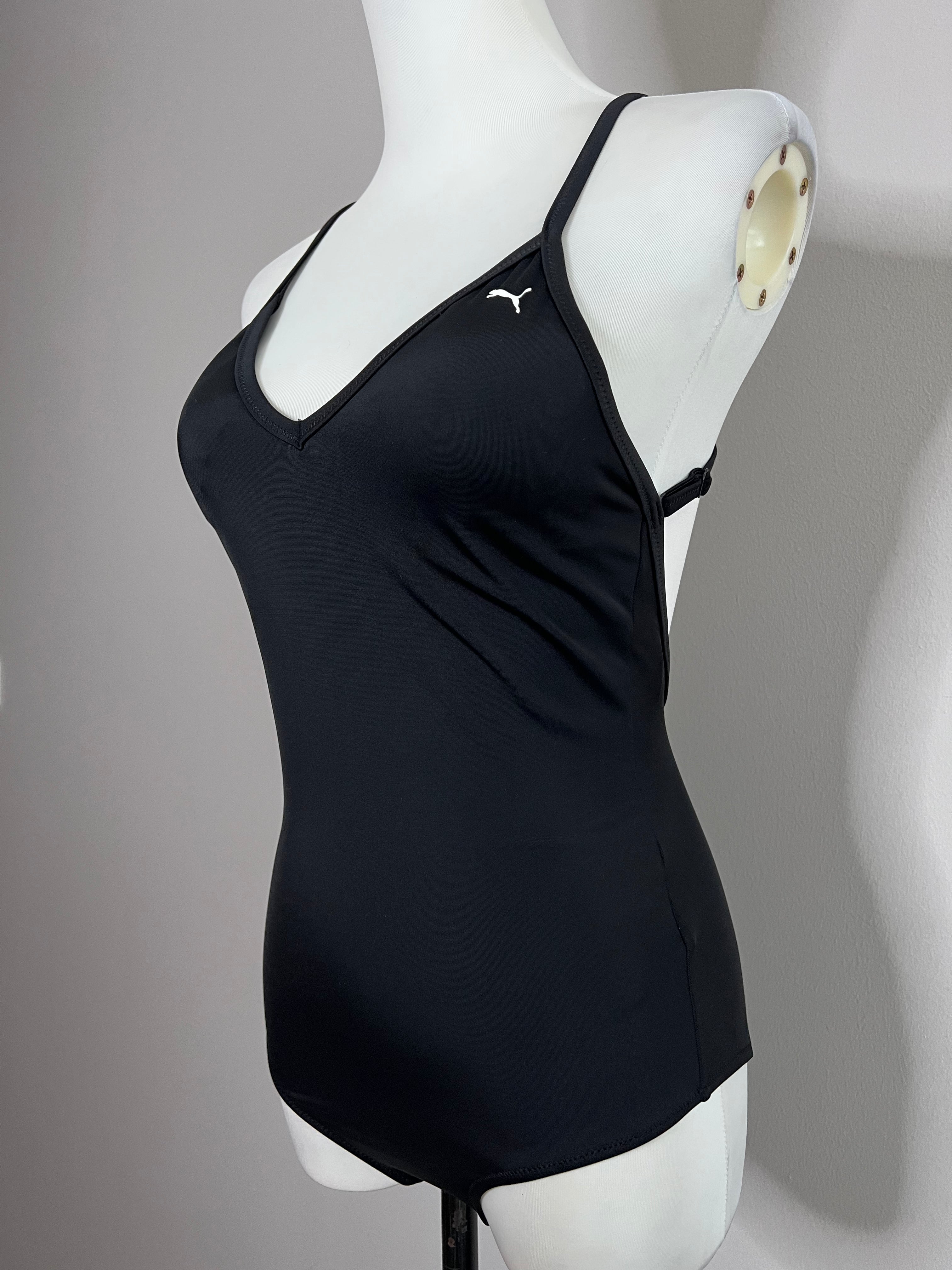Brand new Black v-neck cross back swimsuit - PUMA