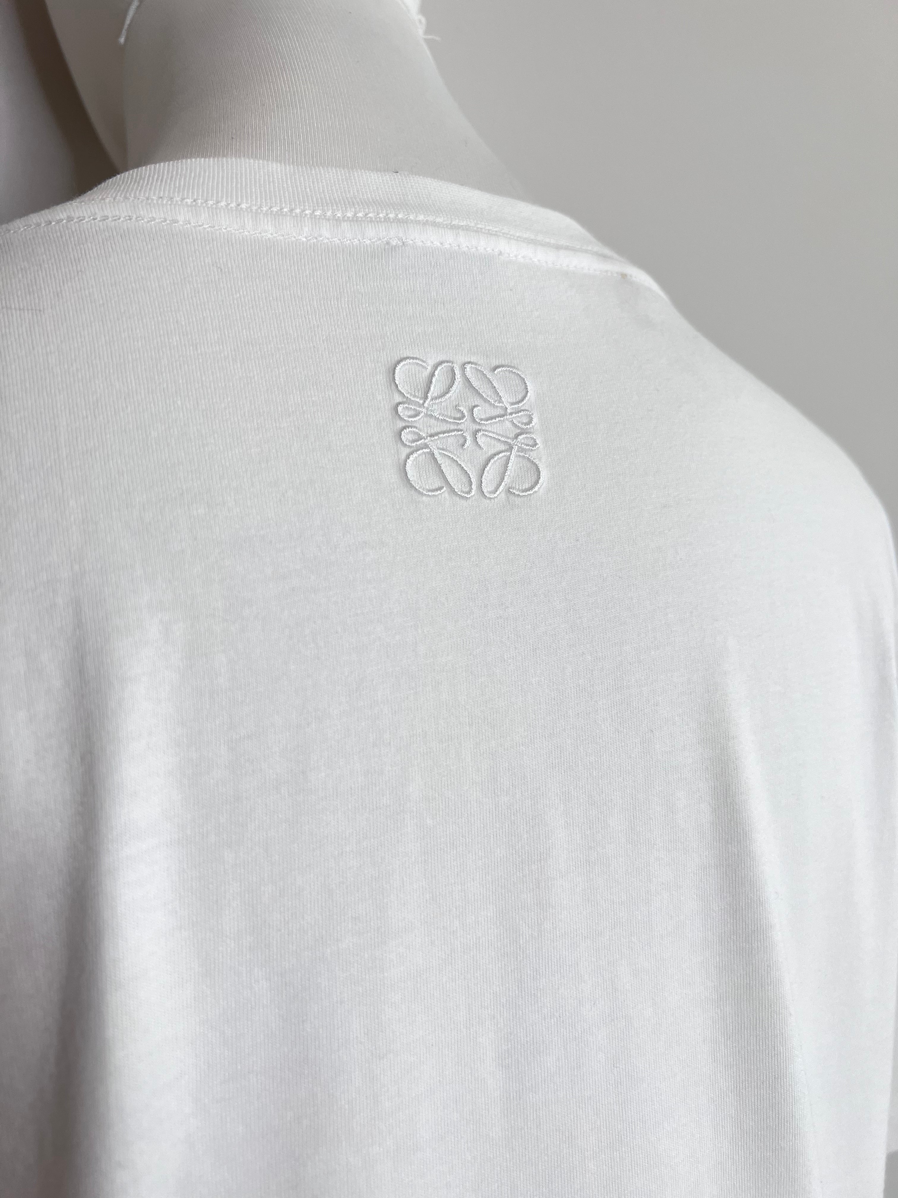 White print logo tees - LOEWE