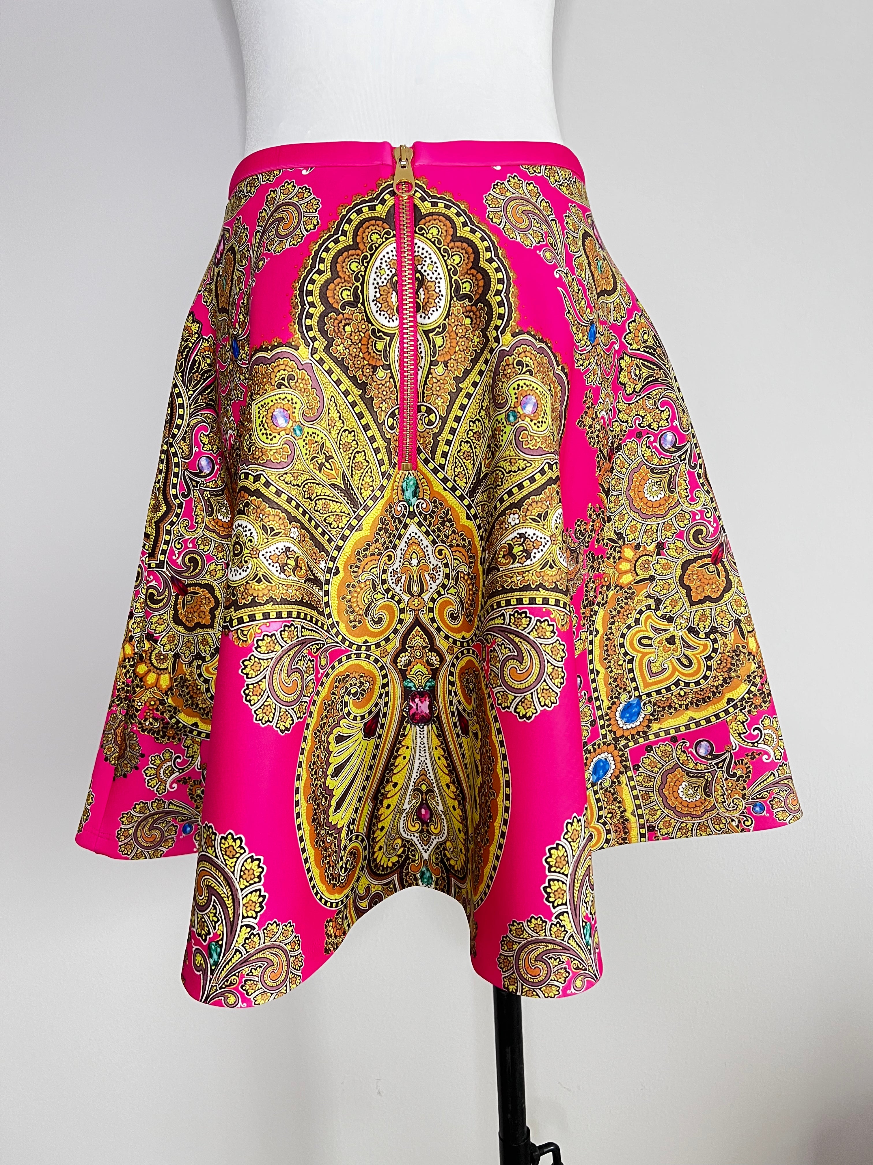 Colorful patterned flowy skirt  - TED BAKER