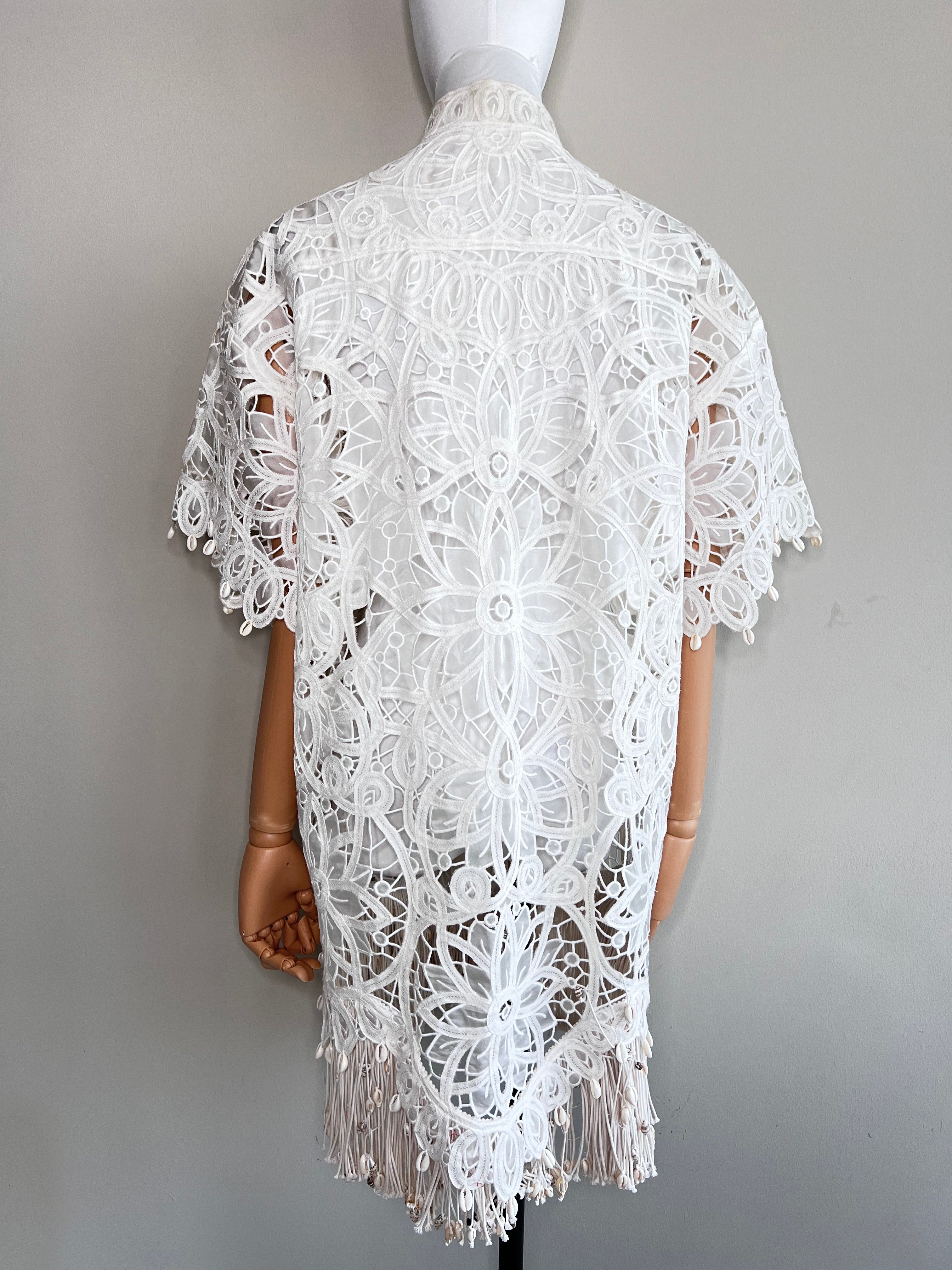 Wavelength Shirt Dress White - ZIMMERMANN