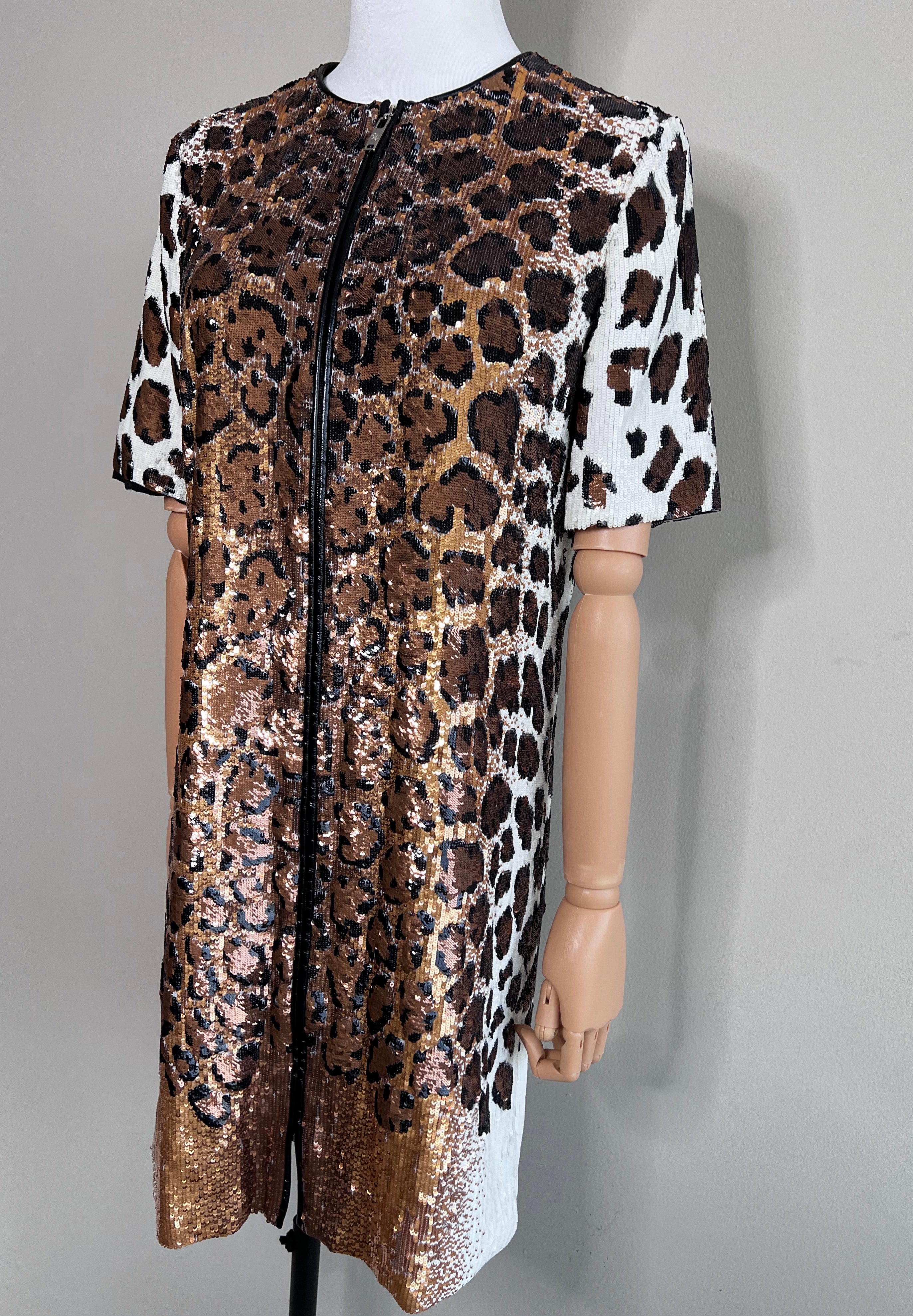 Leopard print sequin mini dress - LOUIS VUITTON