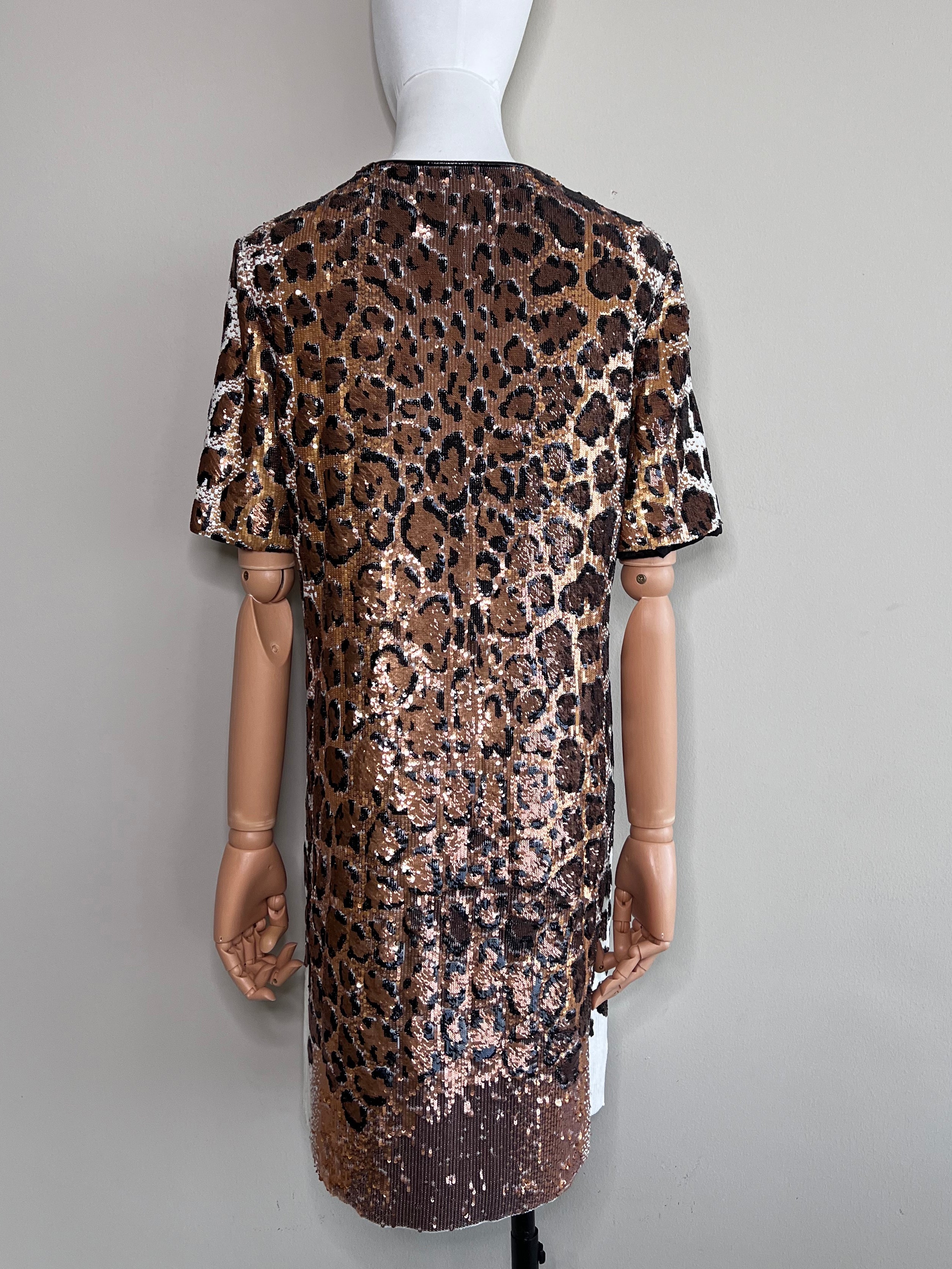 Leopard print sequin mini dress - LOUIS VUITTON