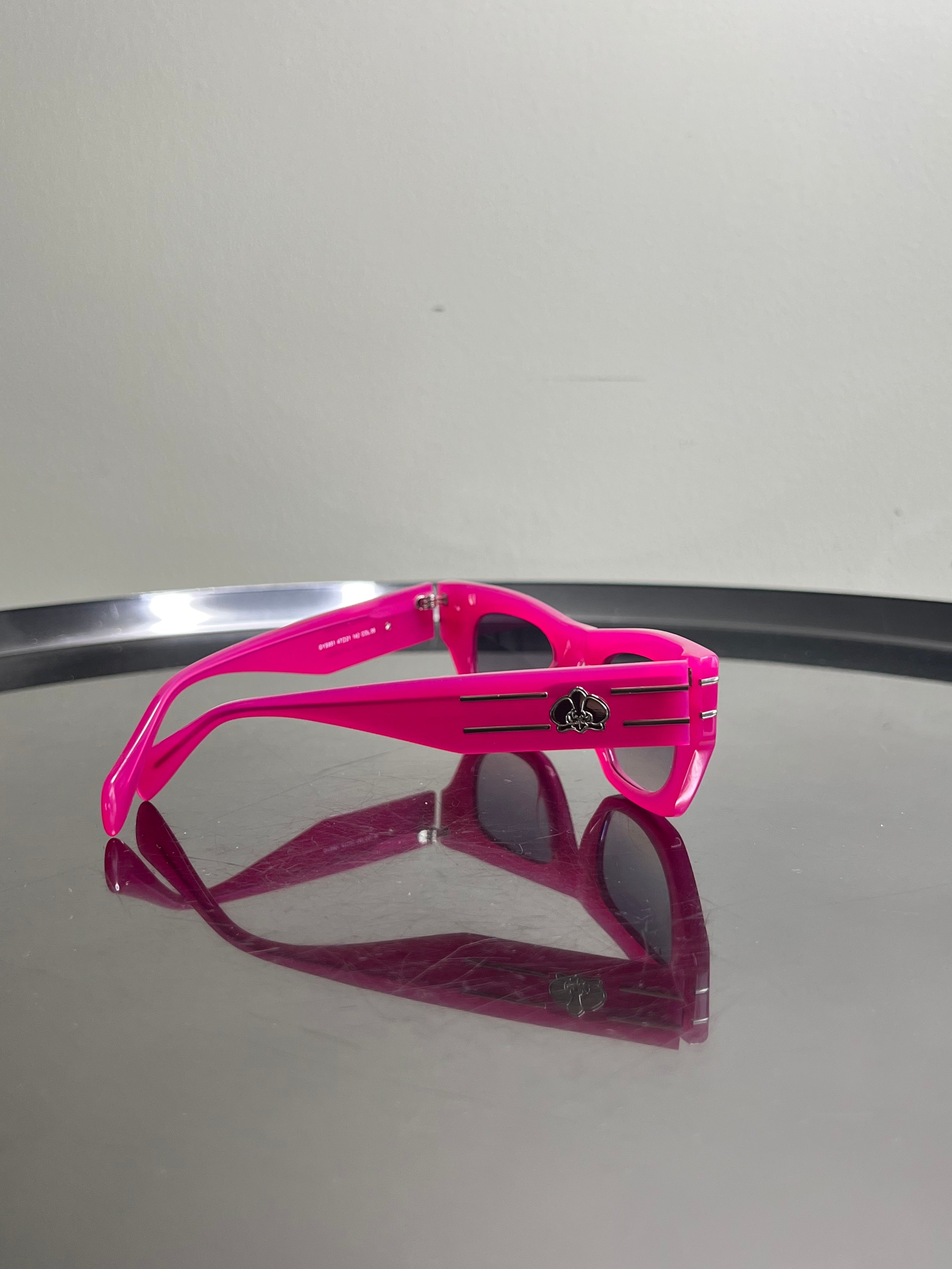 Pink Irregular Square Sunglasses T. plastic - GENNY