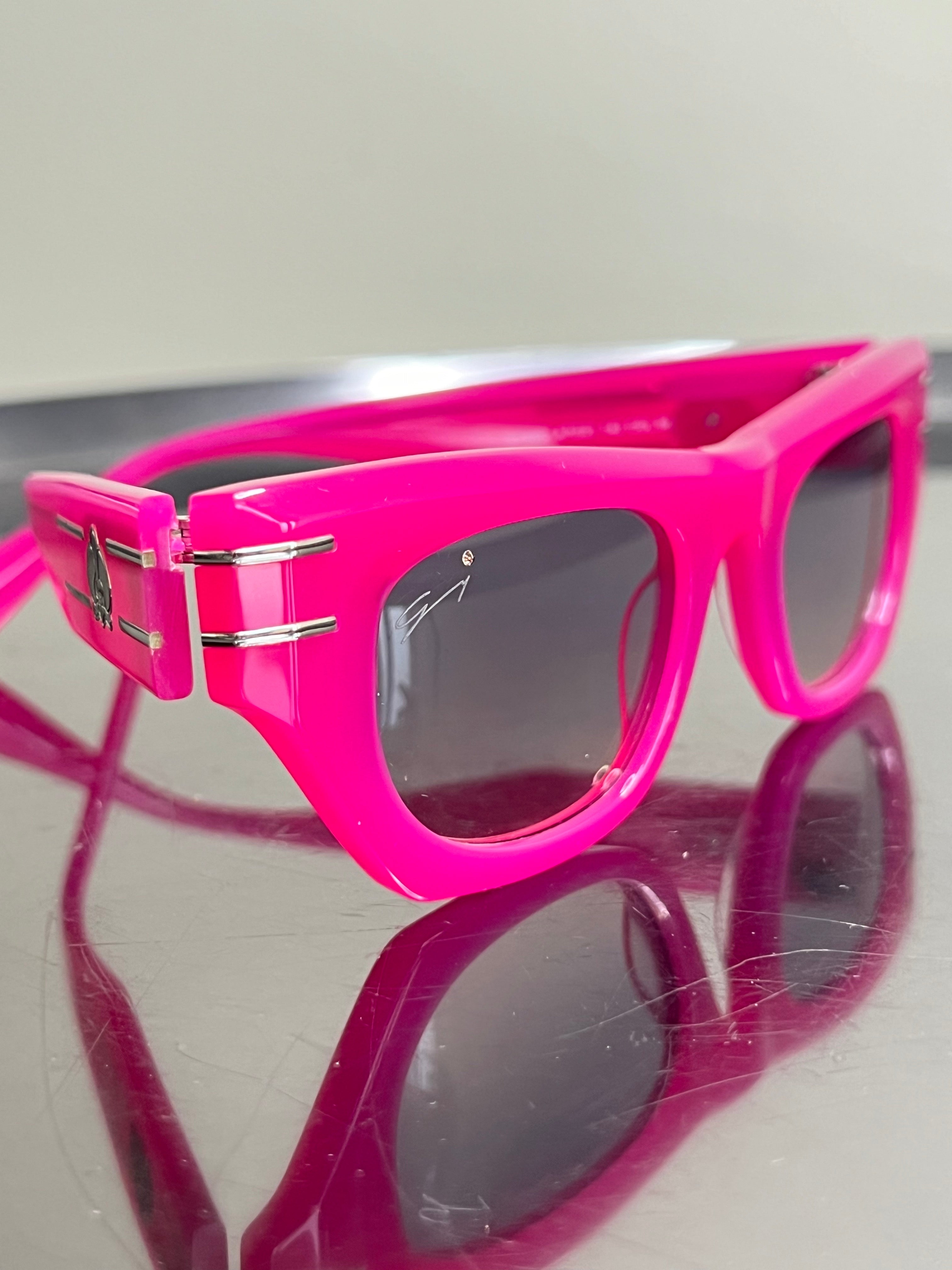 Pink Irregular Square Sunglasses T. plastic - GENNY