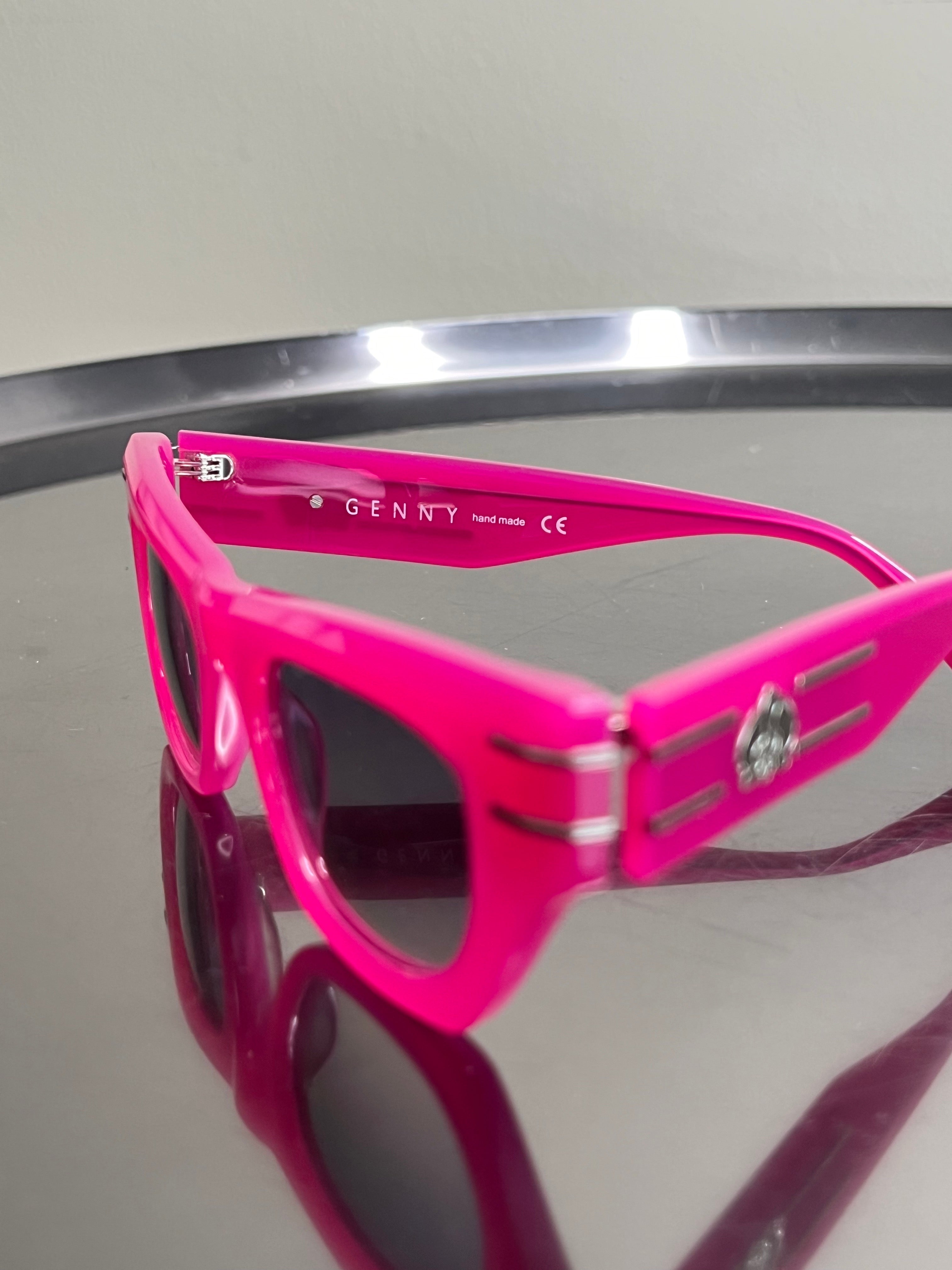 Pink Irregular Square Sunglasses T. plastic - GENNY