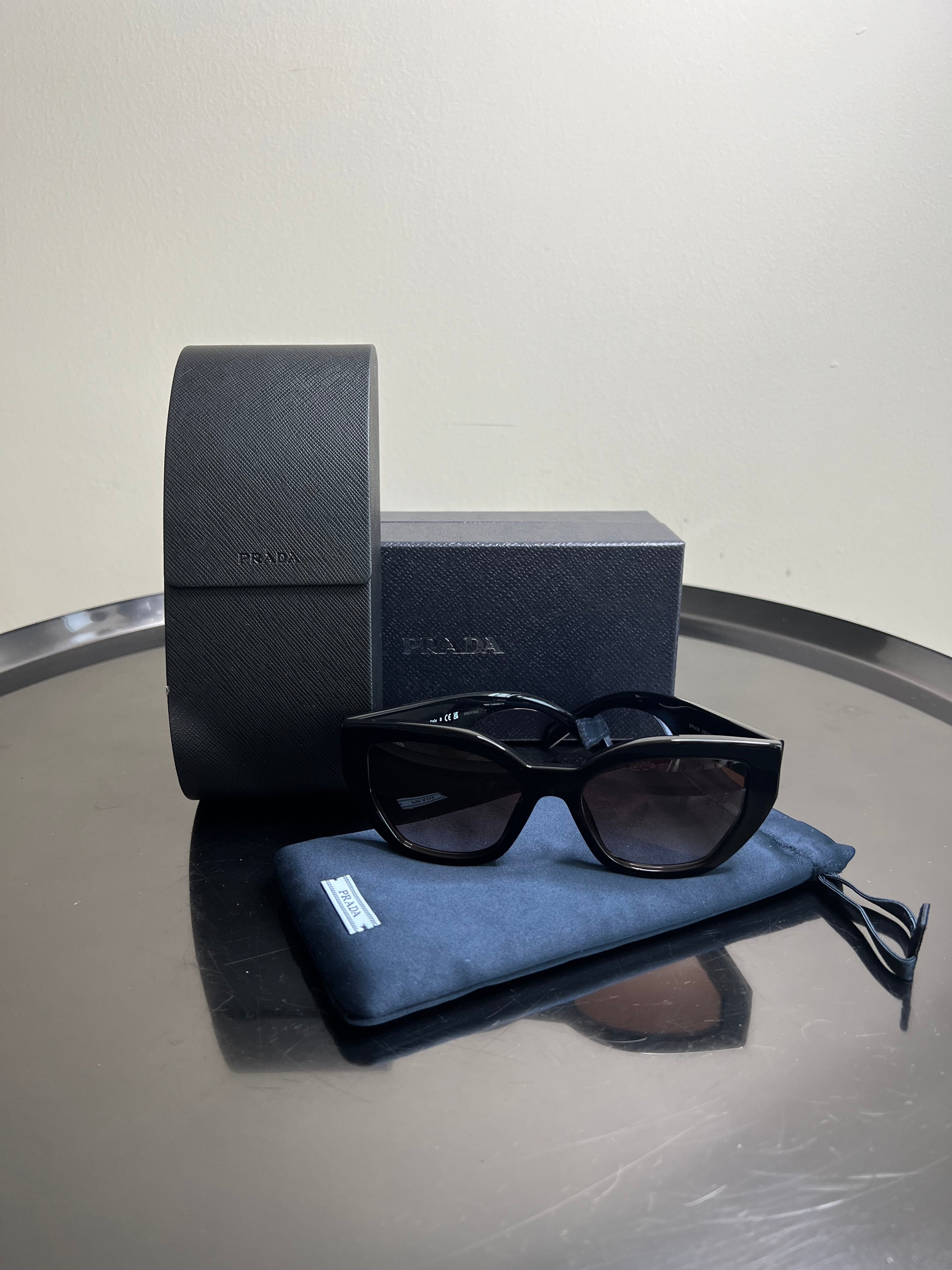 PR A09S Cat eye rectangular-frame sunglasses - PRADA