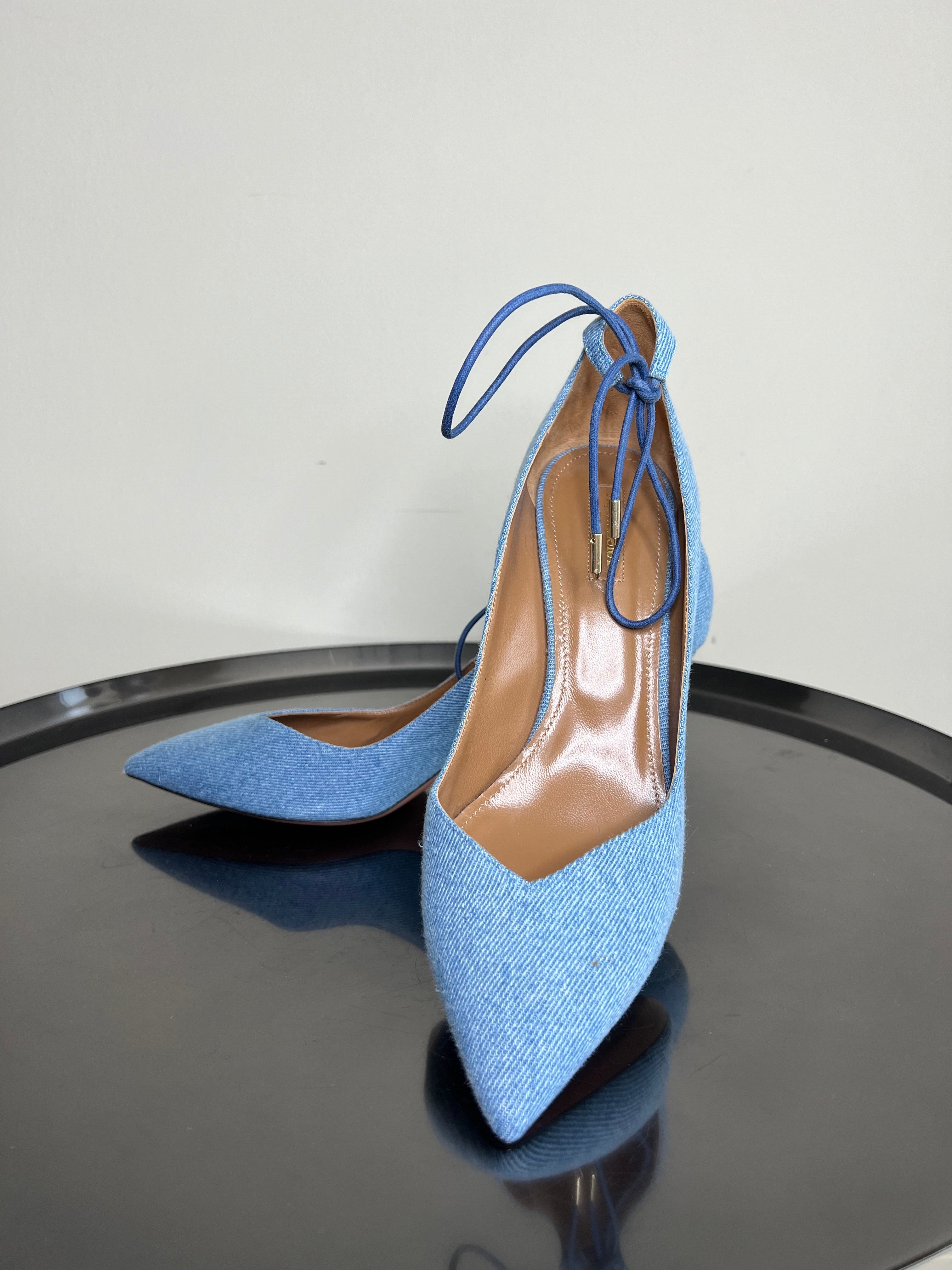 Allure 75 Denim Pumps - AQUAZZURA