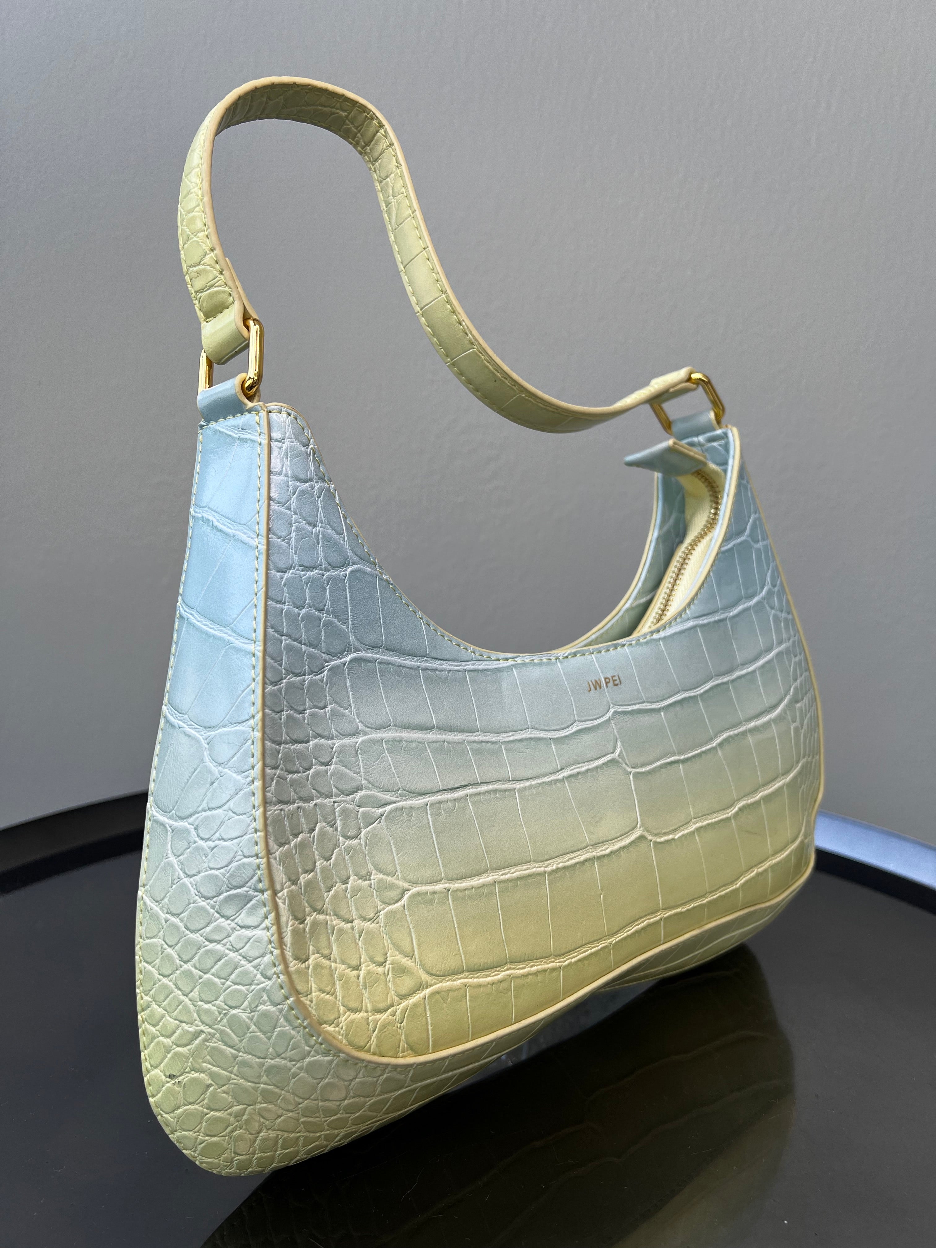 Ruby shoulder bag light yellow and blue gradient - JW PEI