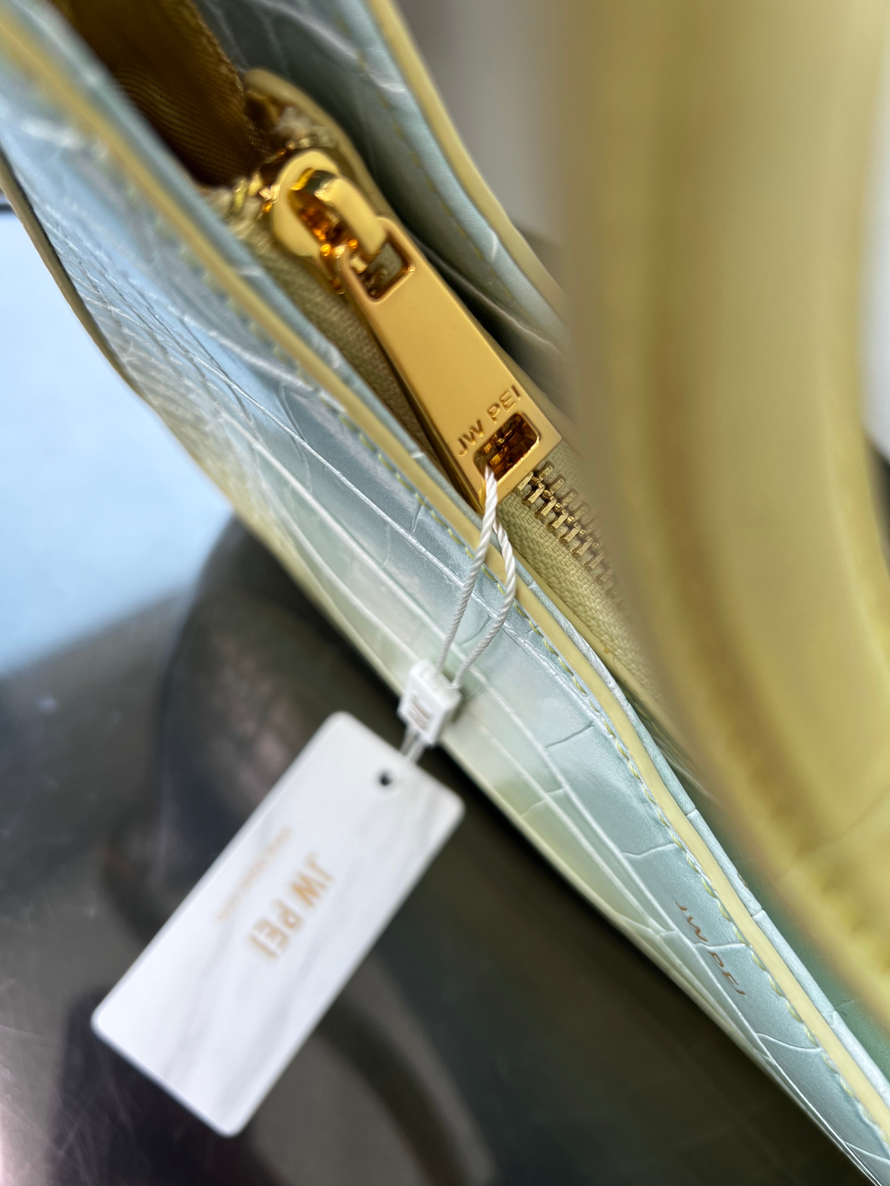 Ruby shoulder bag light yellow and blue gradient - JW PEI