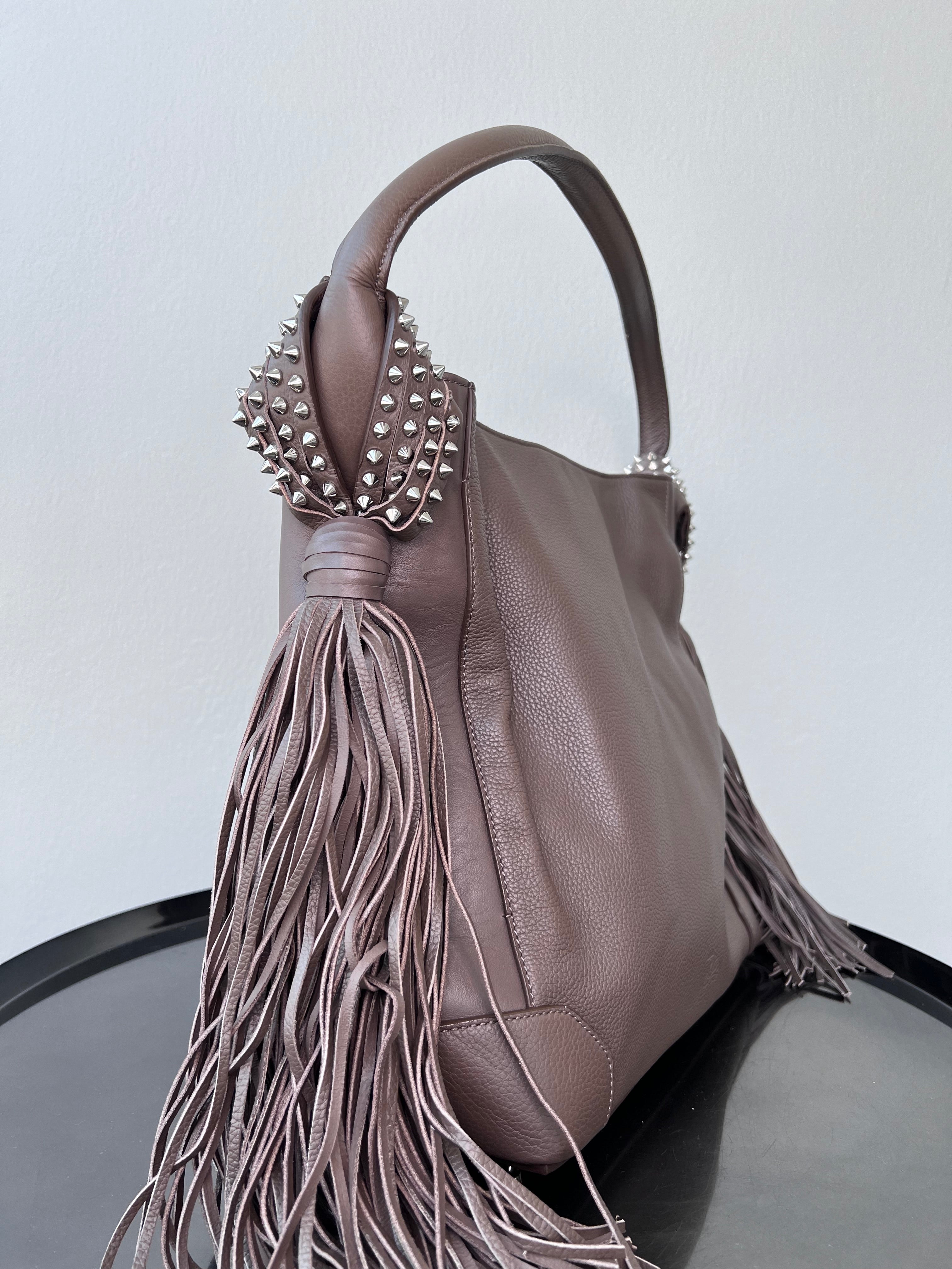 Eloise fringe hobo leather medium handbag - CHRISTIAN LOUBOUTIN