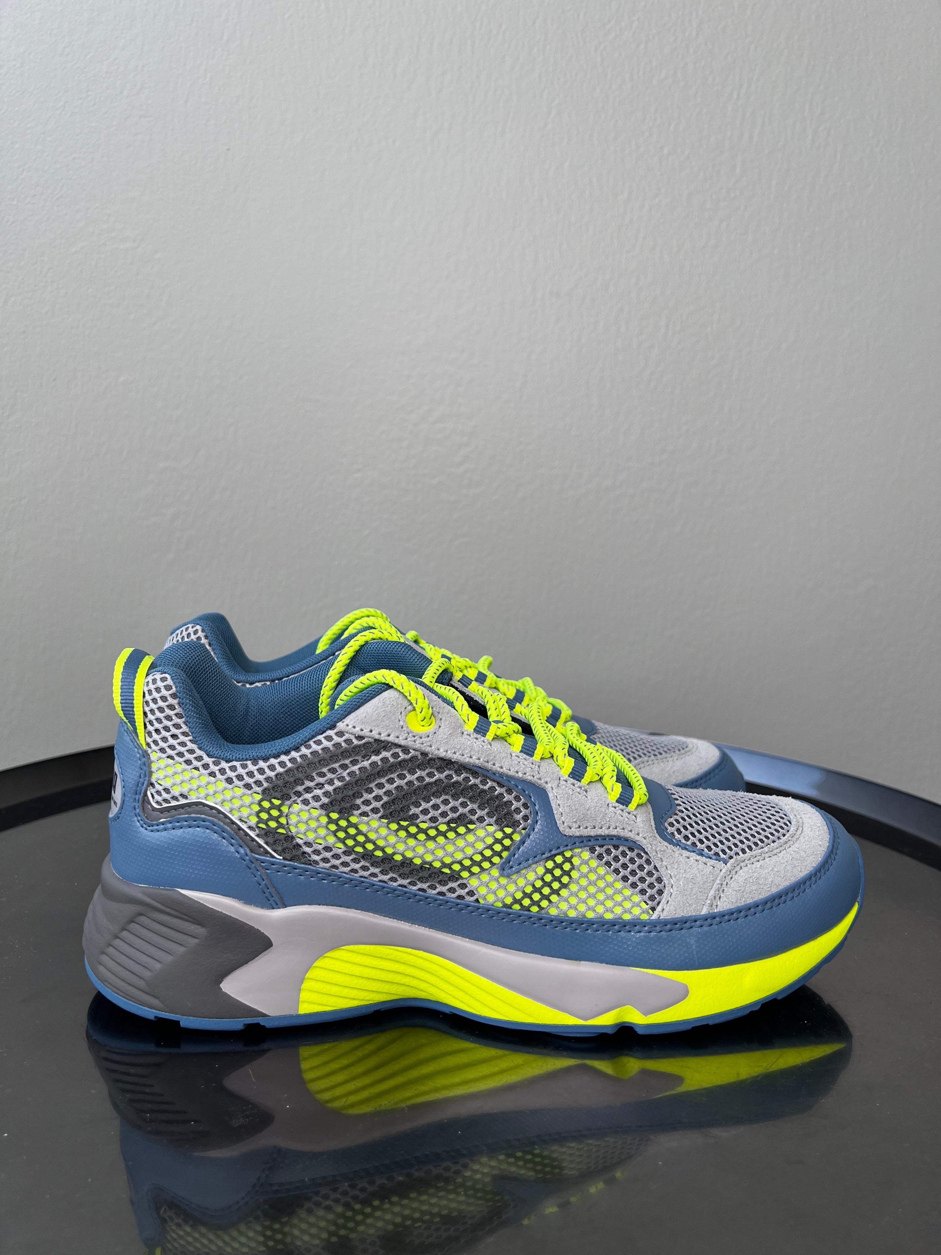 Shoes grey outlet neon green