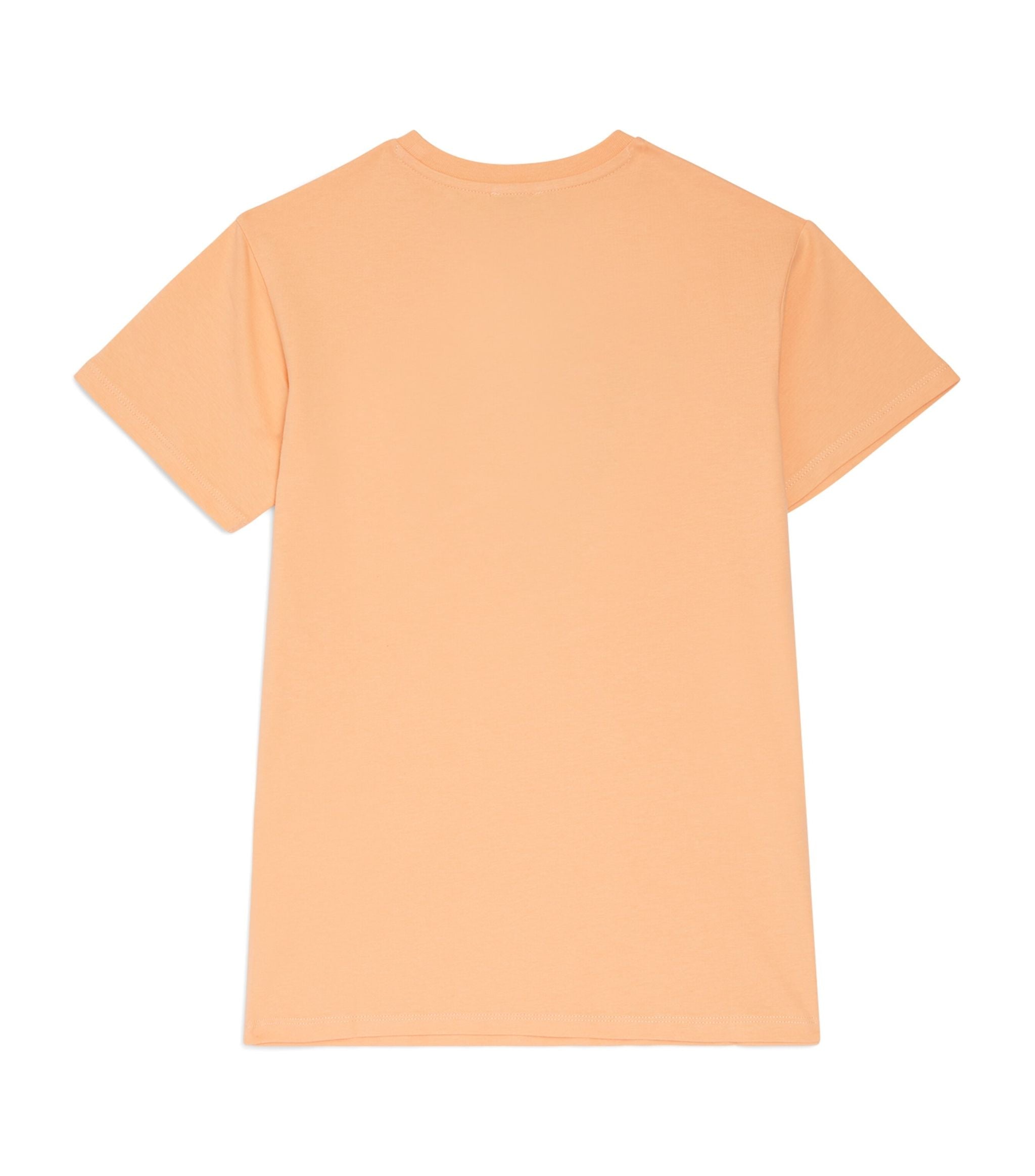 Orange Cotton Giraffe Print T-Shirt - KENZO Kids