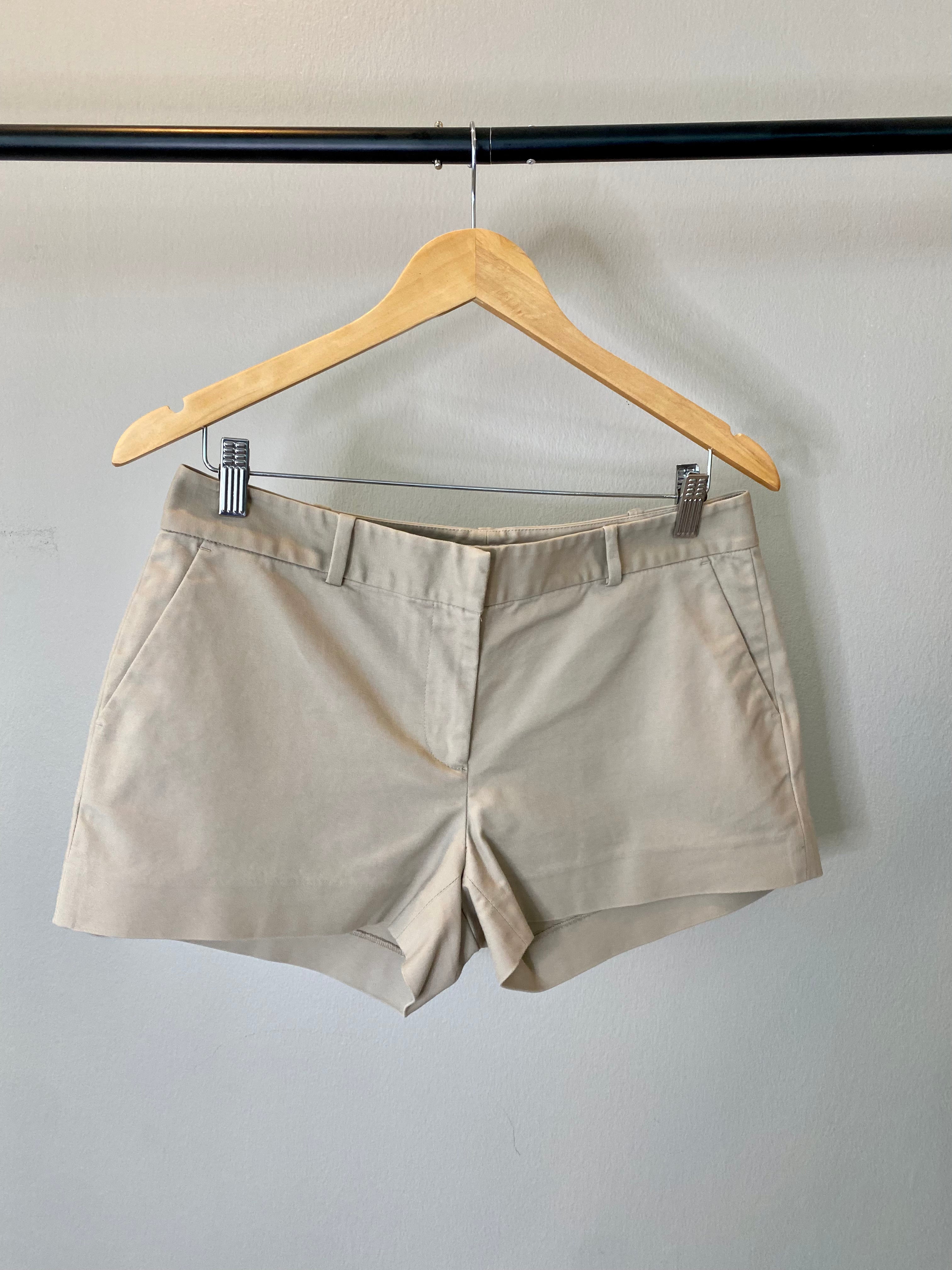Beige plain mini shorts - MICHAEL KORS